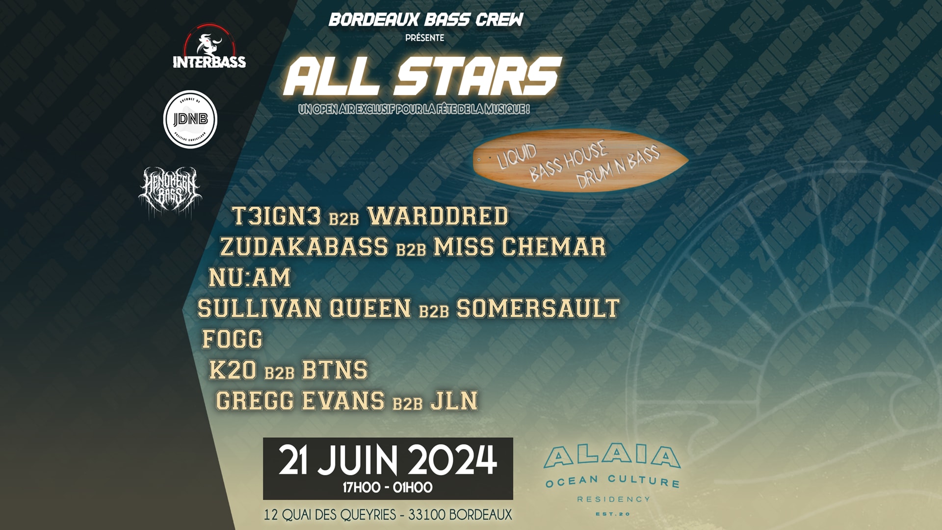 All Stars W/ Zudakabass, T3ign3, Nu:Am & More