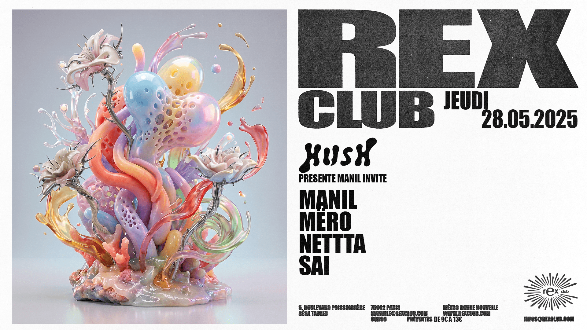 Hush Présente Manil Invite: Manil, Mëro, Nettta, Sai