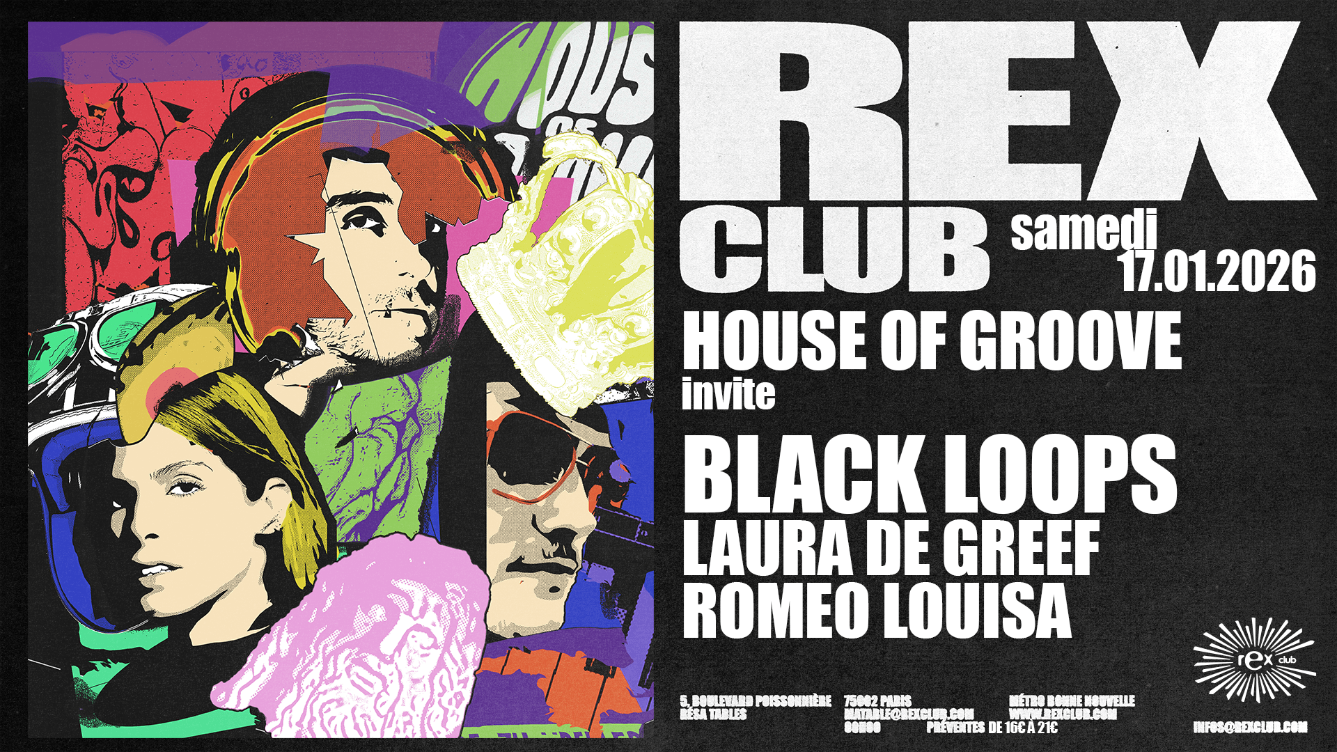 House Of Groove Invite: Black Loops, Laura De Greef & More