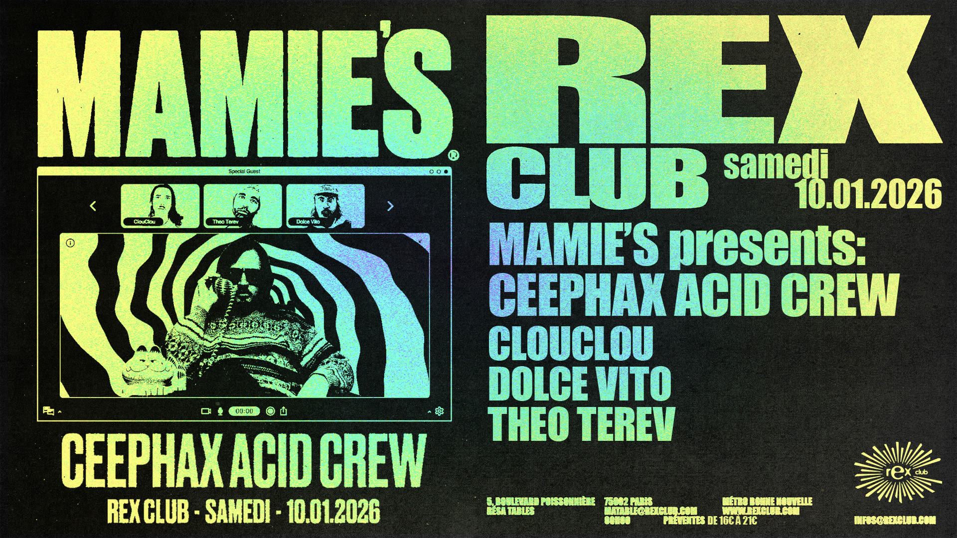 Mamie's Presents: Ceephax Acid Crew, La Mamie's