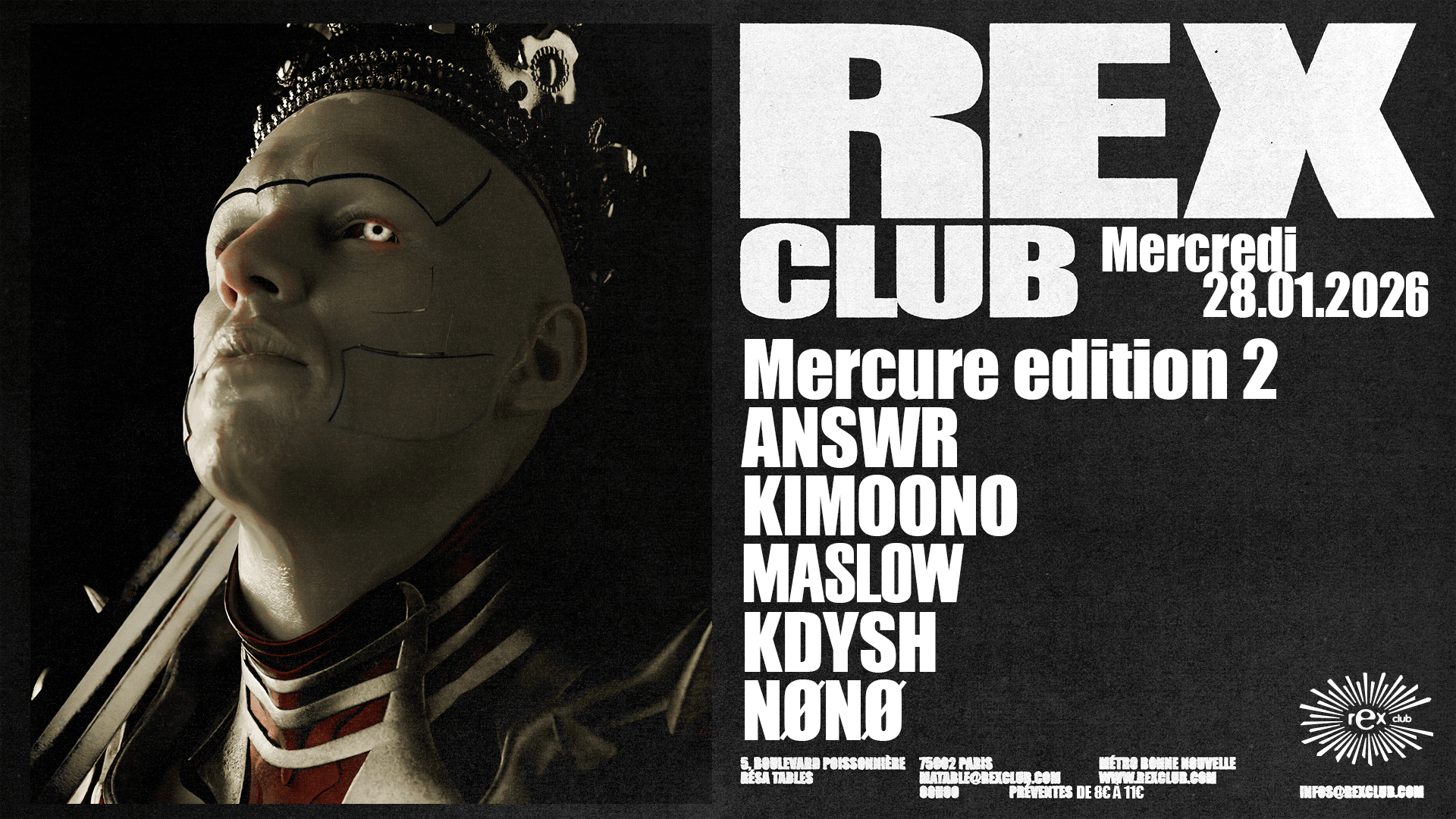 Olympe Rave Mercure Édition 2 Answr, Kimoono, Kdysh & More