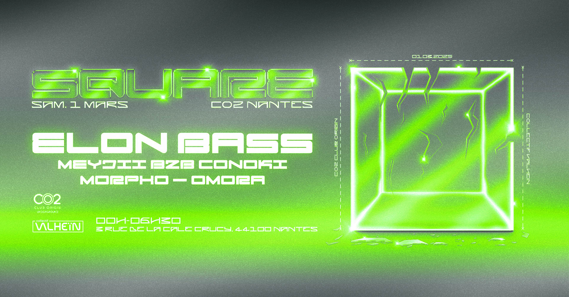 Square By Valheïn X Co2 Club Origin