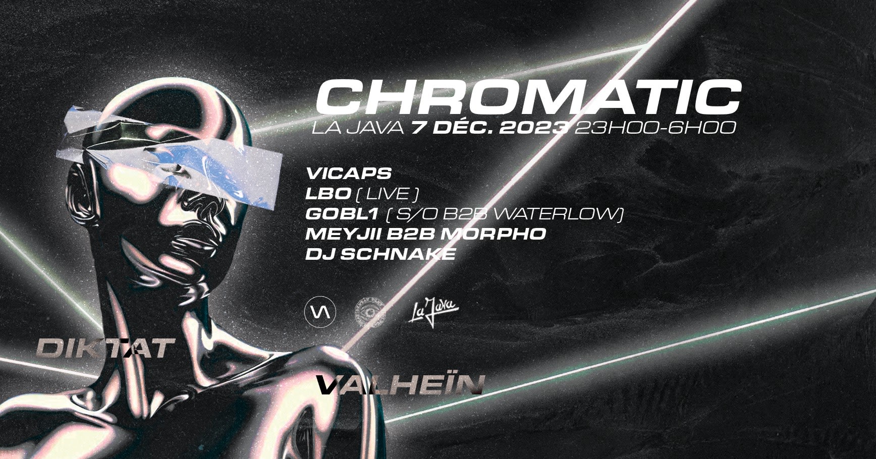 Chromatic : Dj Schnake, Vicaps, Lbo, Gobl1, Meyjii & Morpho