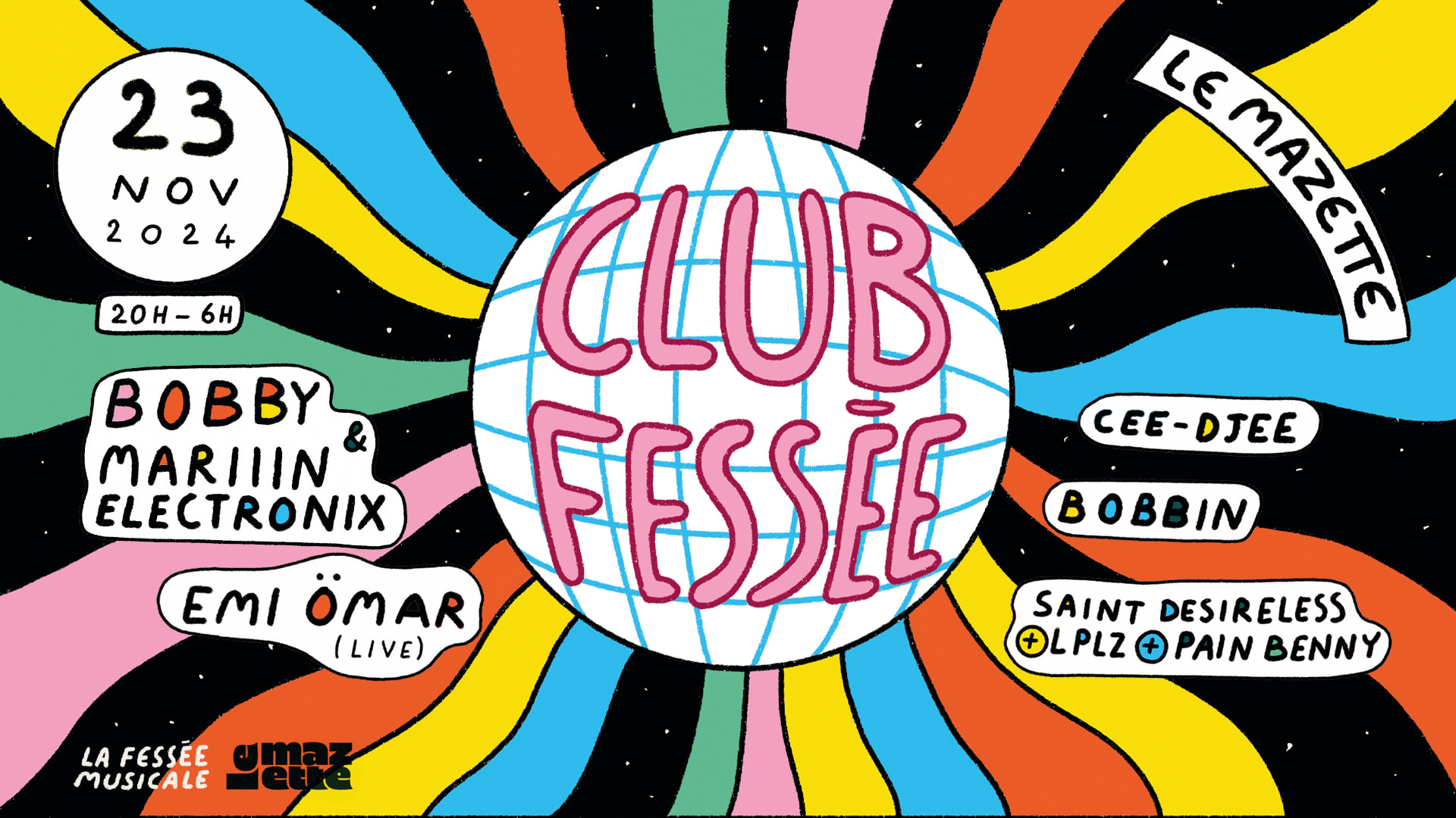 Club Fessée : Bobby & Mariiin Electronix, Emi Ömar (Live)