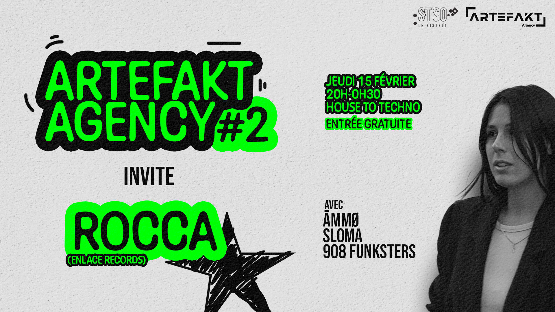 Artefakt Agency #2 Invite Rocca