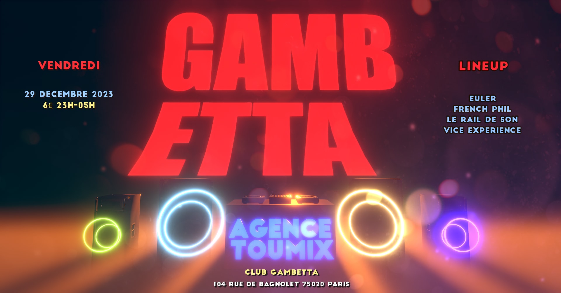 Agencetoumix Gambetta Claus Party