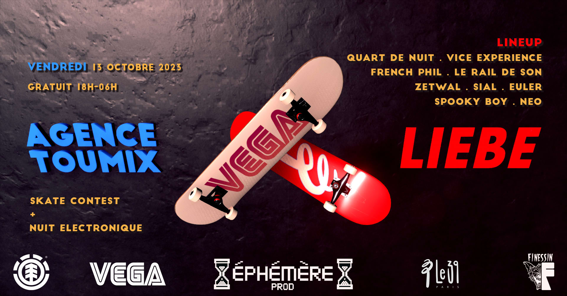 La Rentrée Des Crasses: Skate Contest+Nuit Electronique