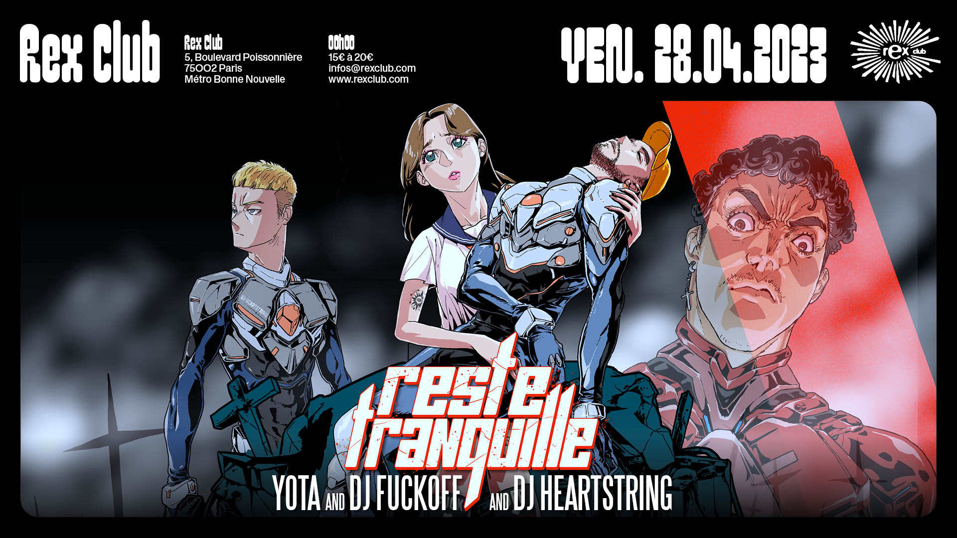 Reste Tranquille: Dj Fuckoff, Dj Heartstring, Y0ta