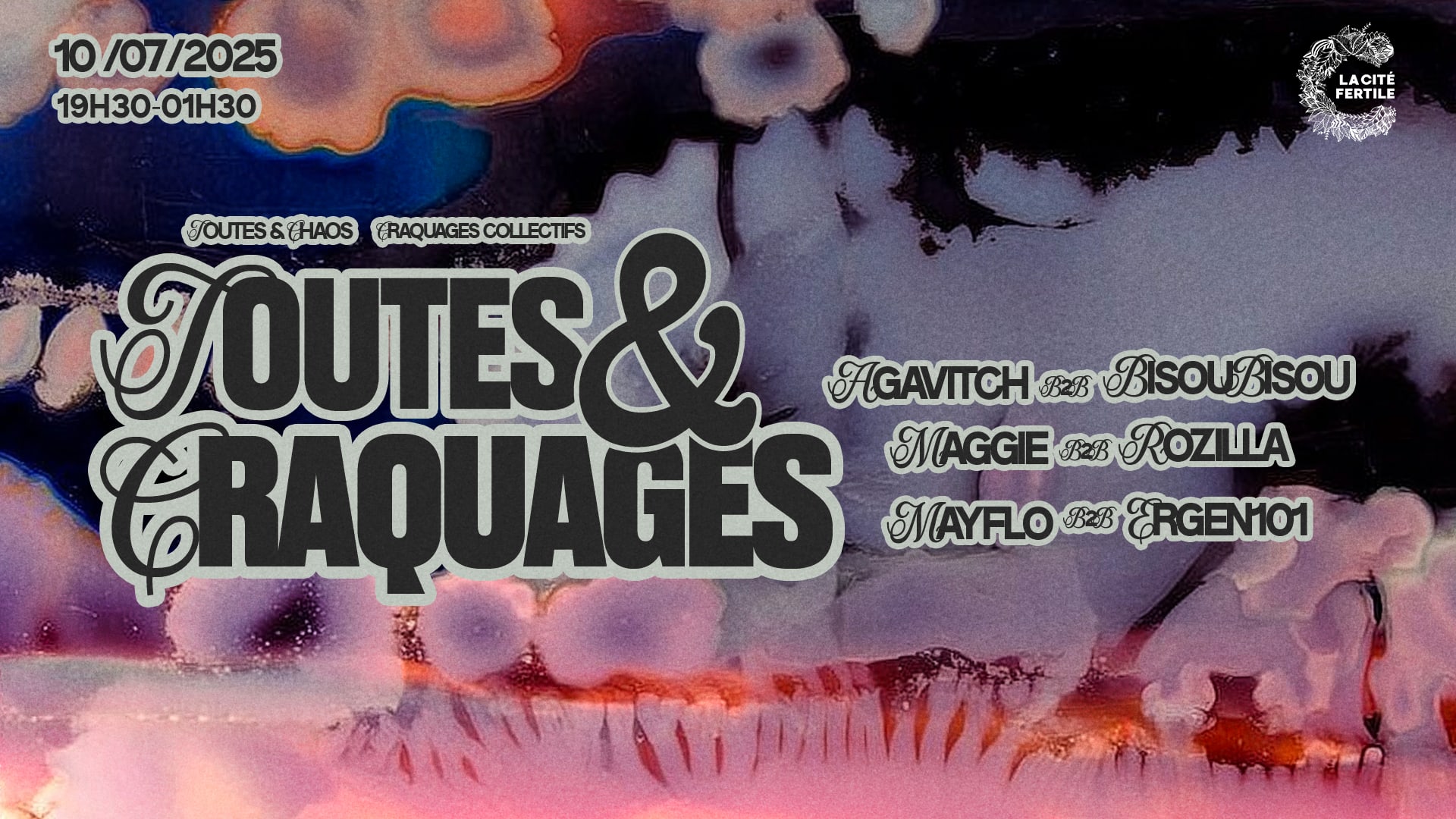 Toutes&Craquages #2 – Open Air À La Cité Fertile