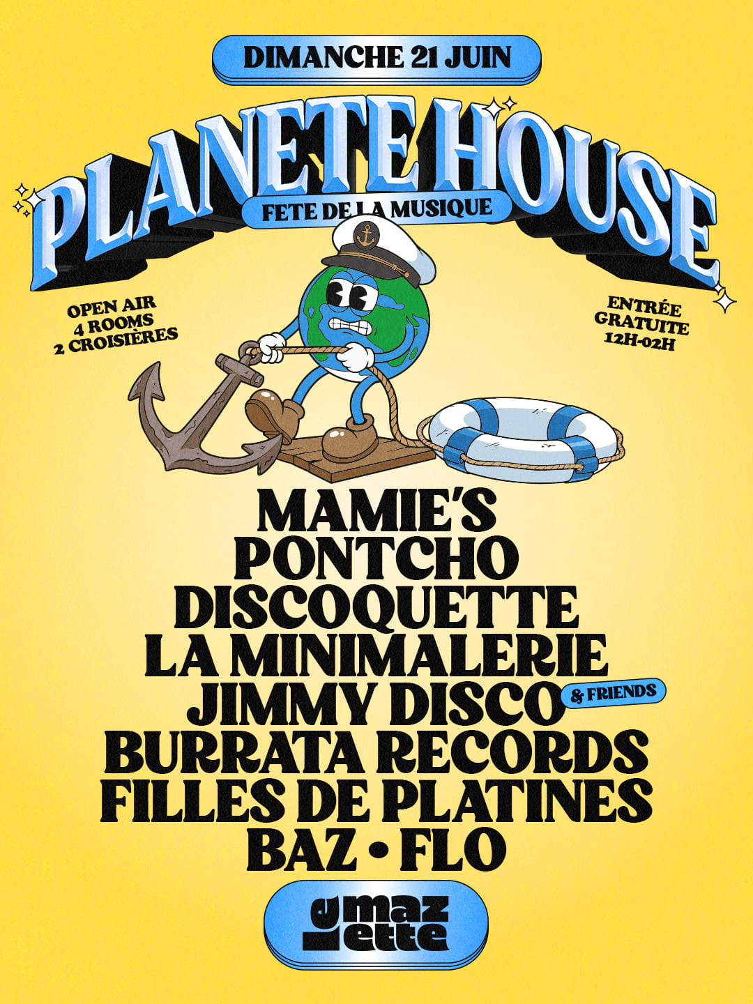 Fête De La Musique 2026 : Planète House (Open Air Free)