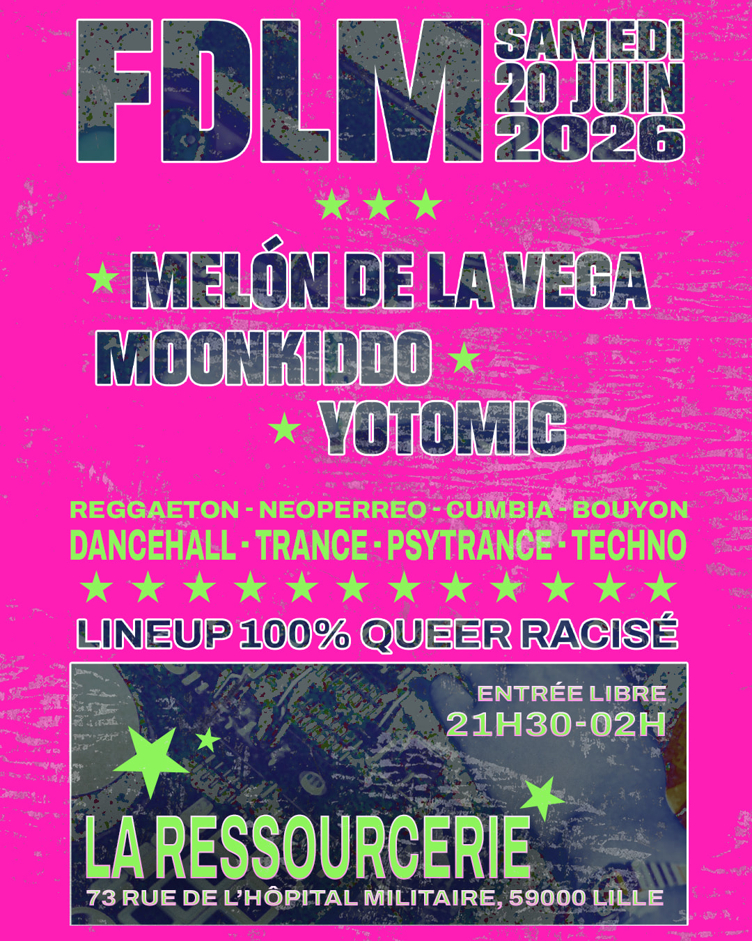 Line-Up 100% Queer Racisé - Fdlm À La Ressourcerie