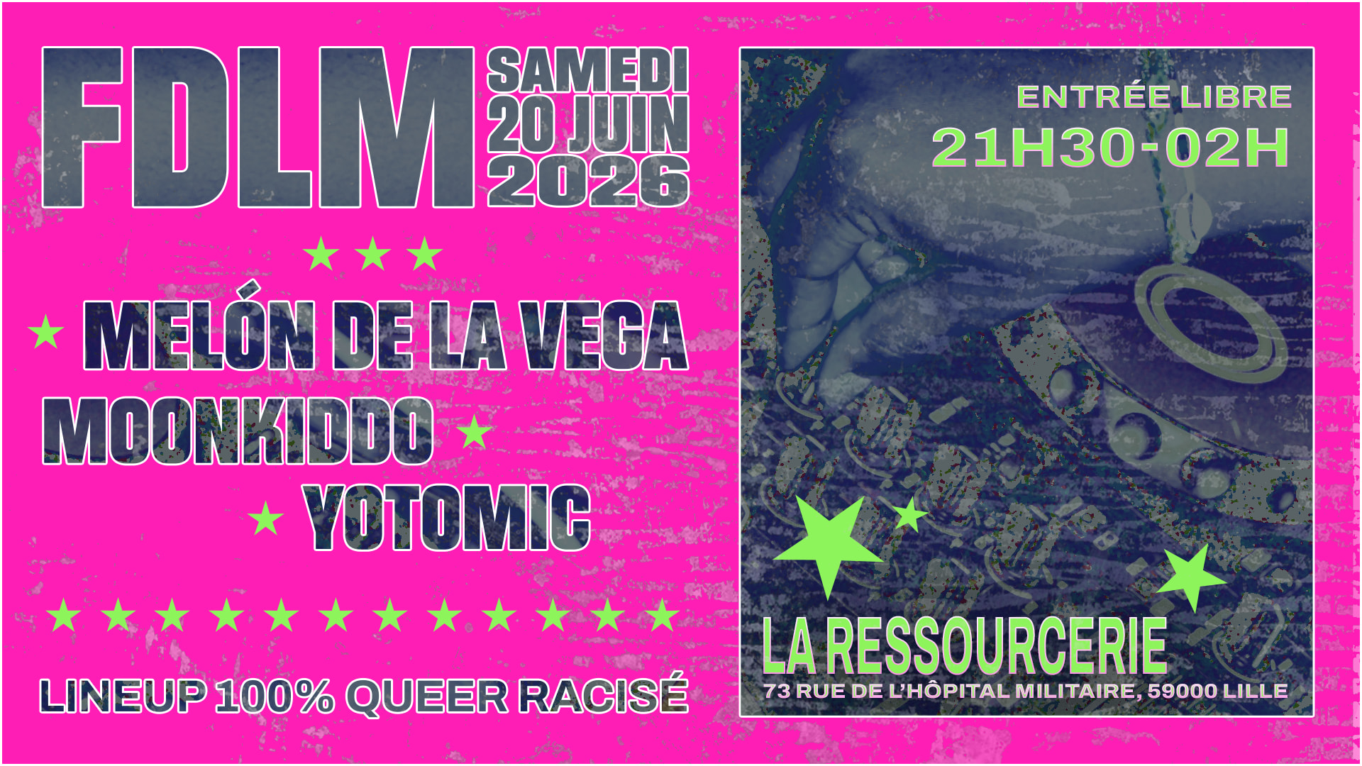 Line-Up 100% Queer Racisé - Fdlm À La Ressourcerie