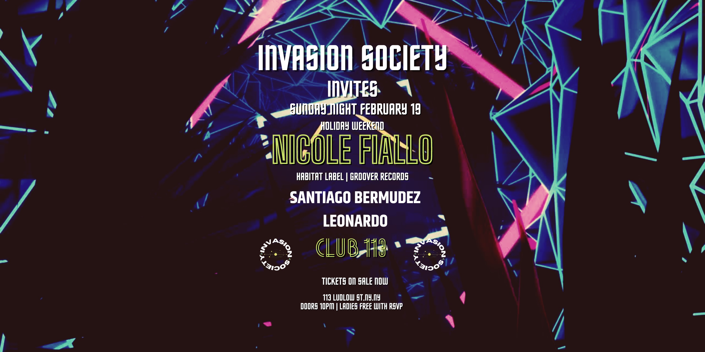 Invasion Society Presents: Nicole Fiallo & Friends