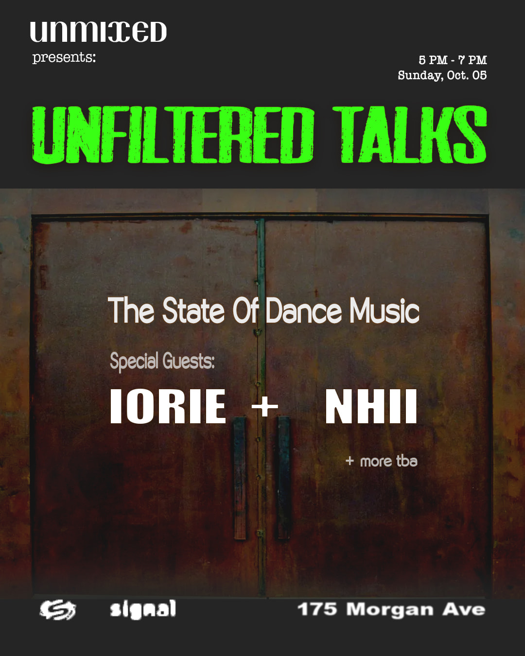 Unmixed Presents: Unfiltered Talks – With Iorie, Nhii +More