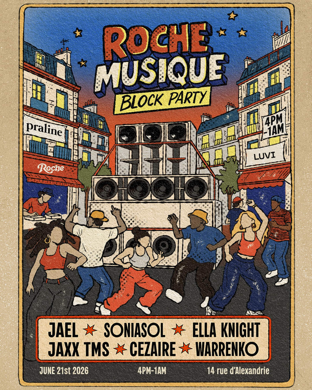 Roche Fête De La Musique : Jael, Soniasol, Ella Knight...