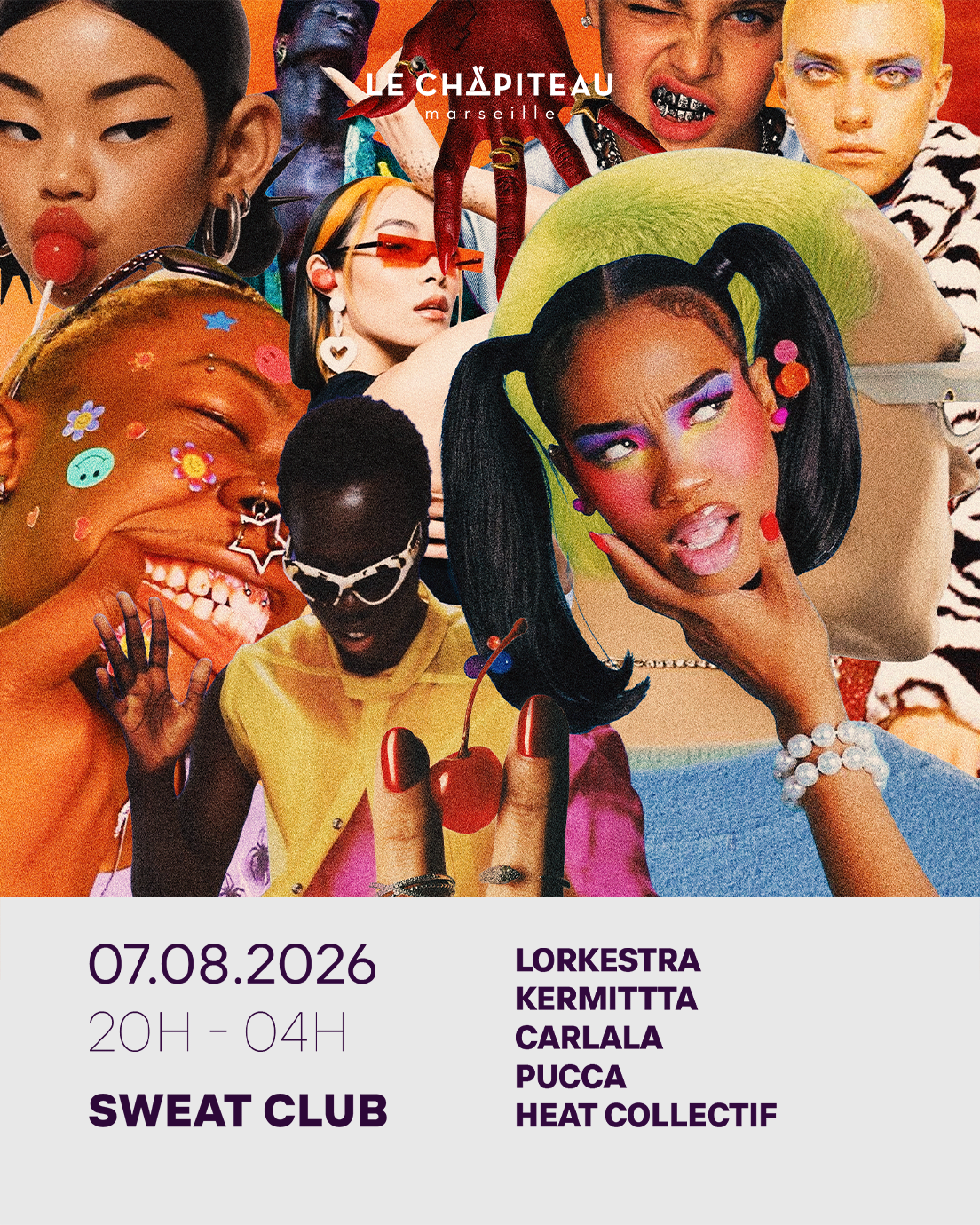 Sweat Club W/ Kermittta, Lorkestra, Carlala, Pucca & More