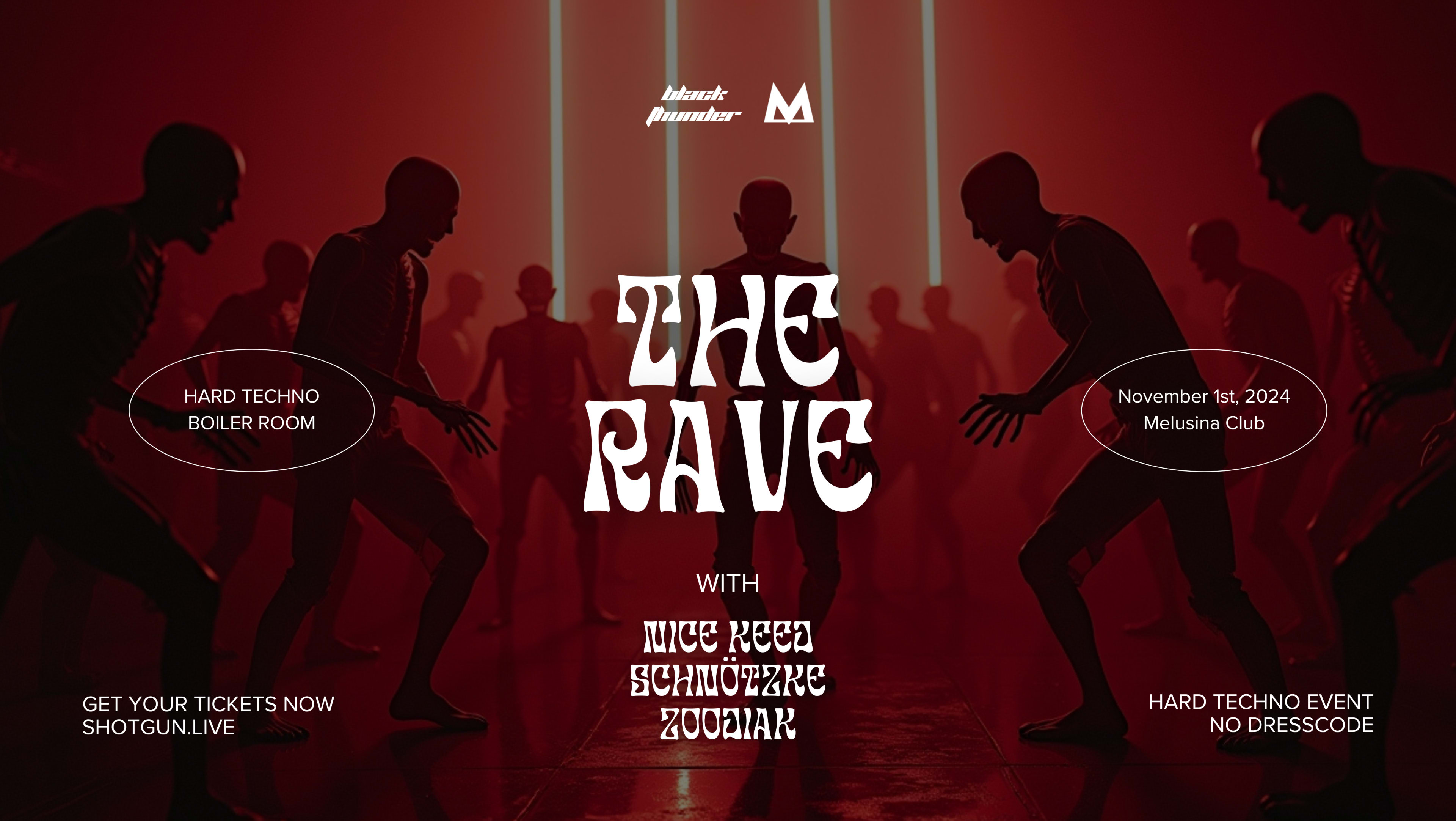The Rave @ Melusina W/ Nice Keed, Zoodiak, Schnötzke
