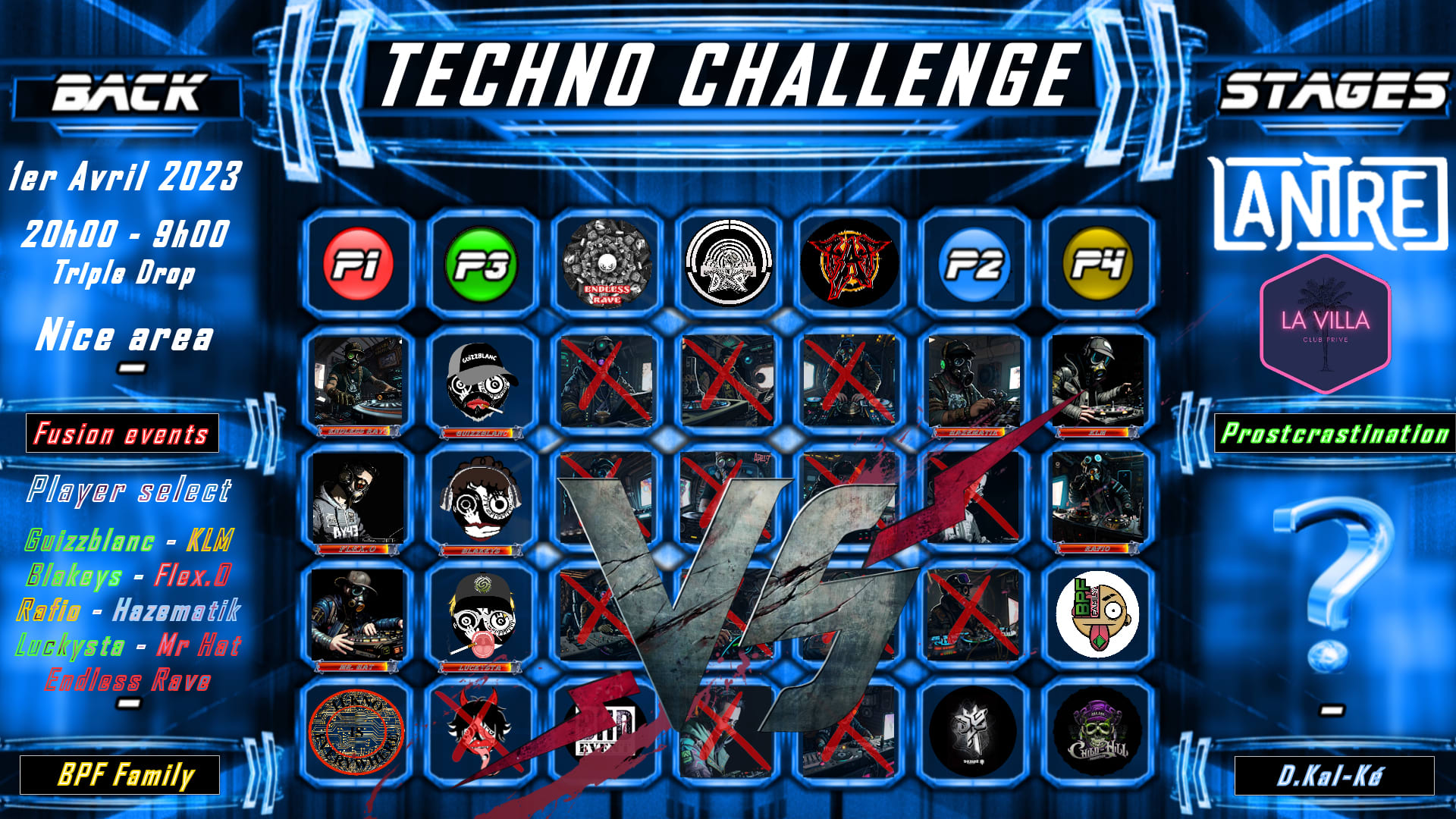 Triple Drop : Techno Challenge.