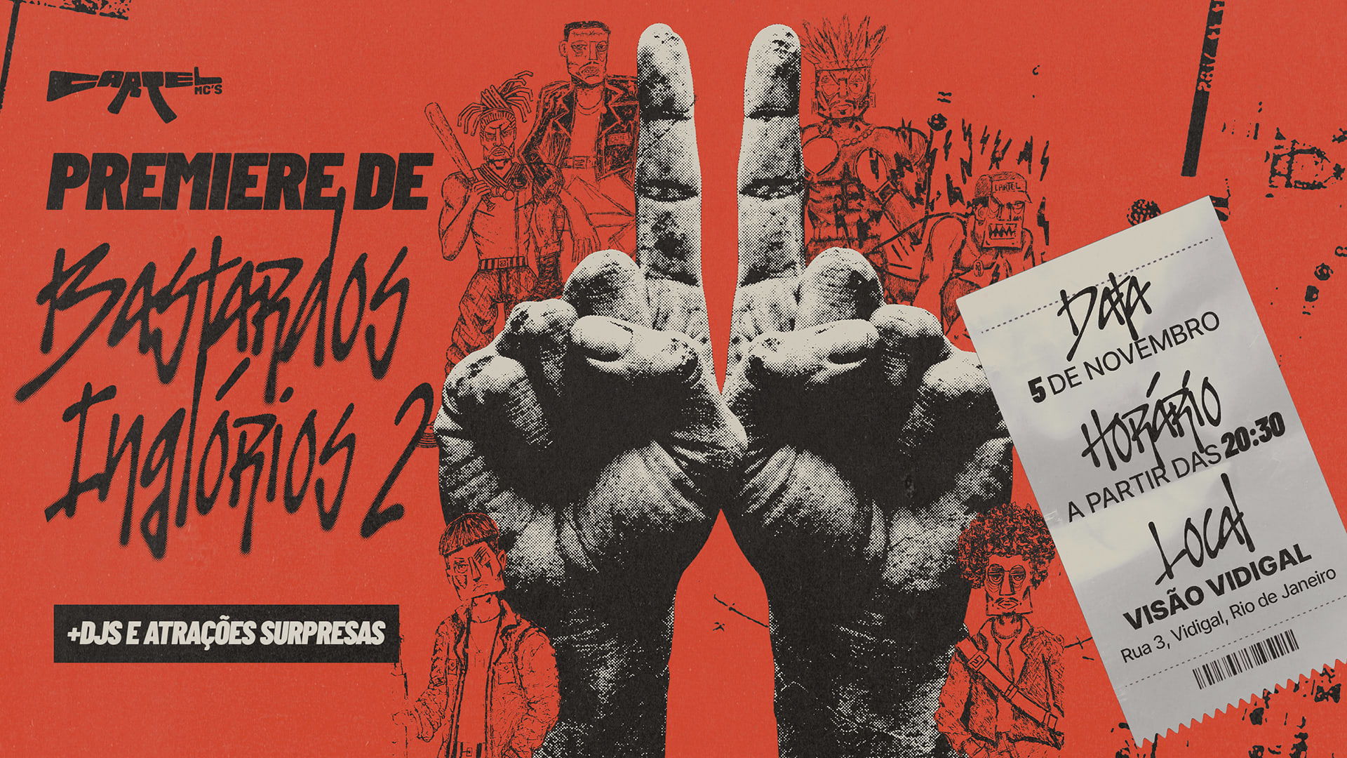 Premiere - Cartel MC´S - Bastardos Inglórios 2