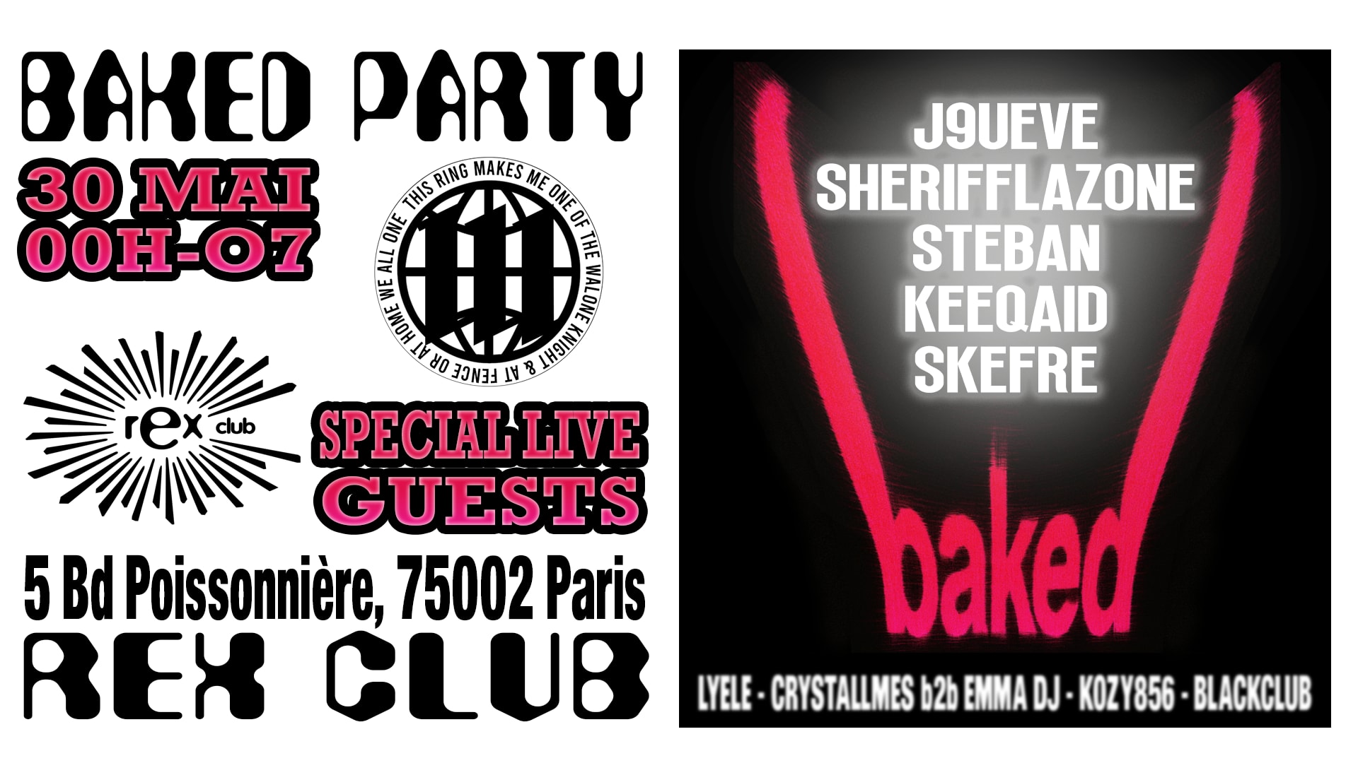 Baked Party: Lyele, Crystallmess B2b Emma Dj, Kozy856 & More