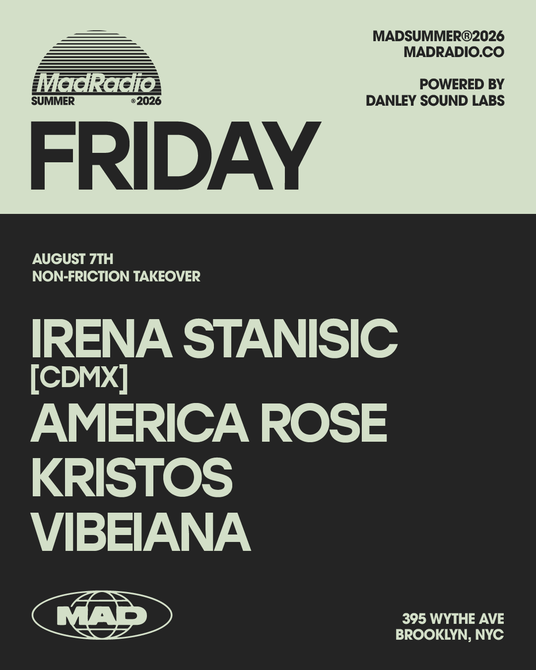 Non-Friction Takeover: Irena Stanisic / America Rose / Krist
