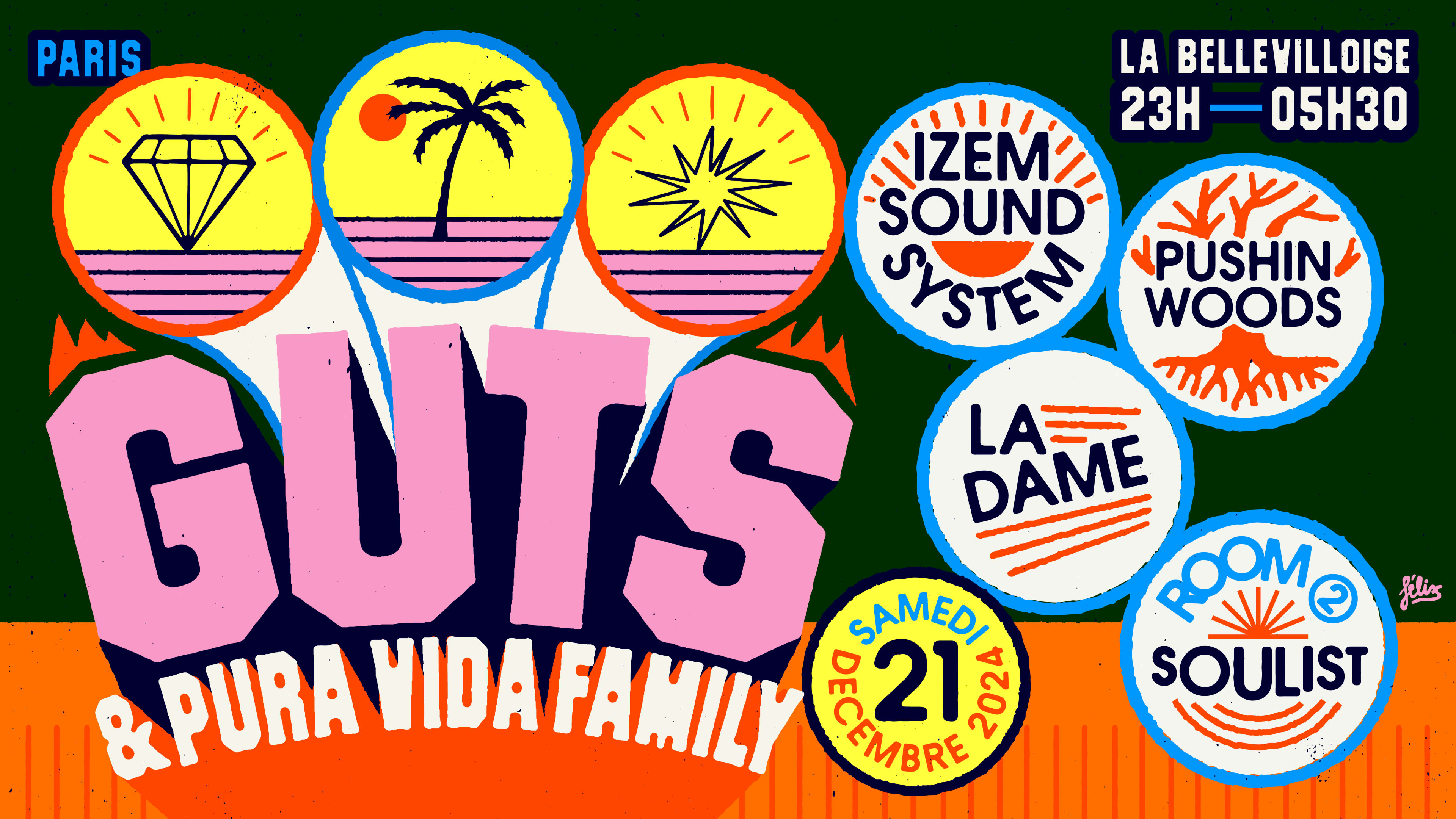 Free Your Funk :  Guts & Pura Vida Family