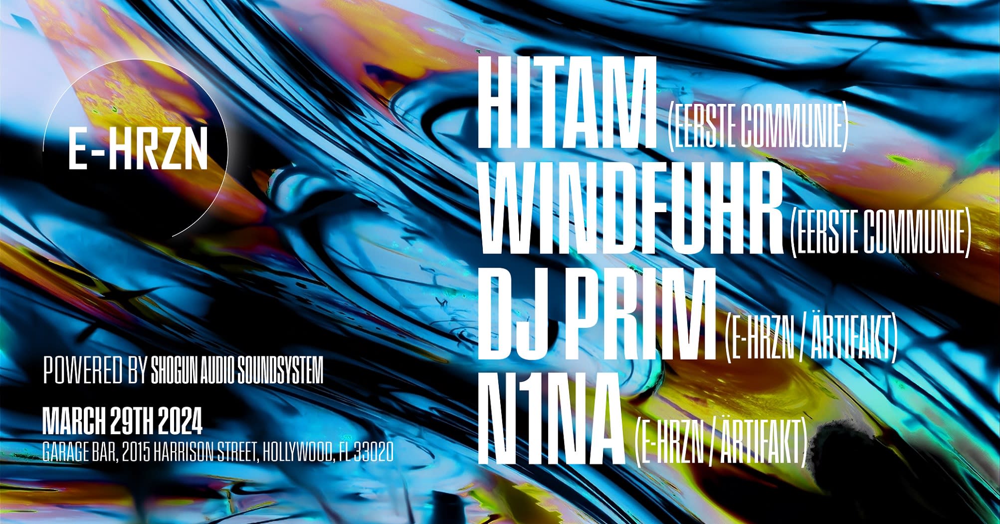 E-Hrzn Records Presents: Hitam And Windfuhr
