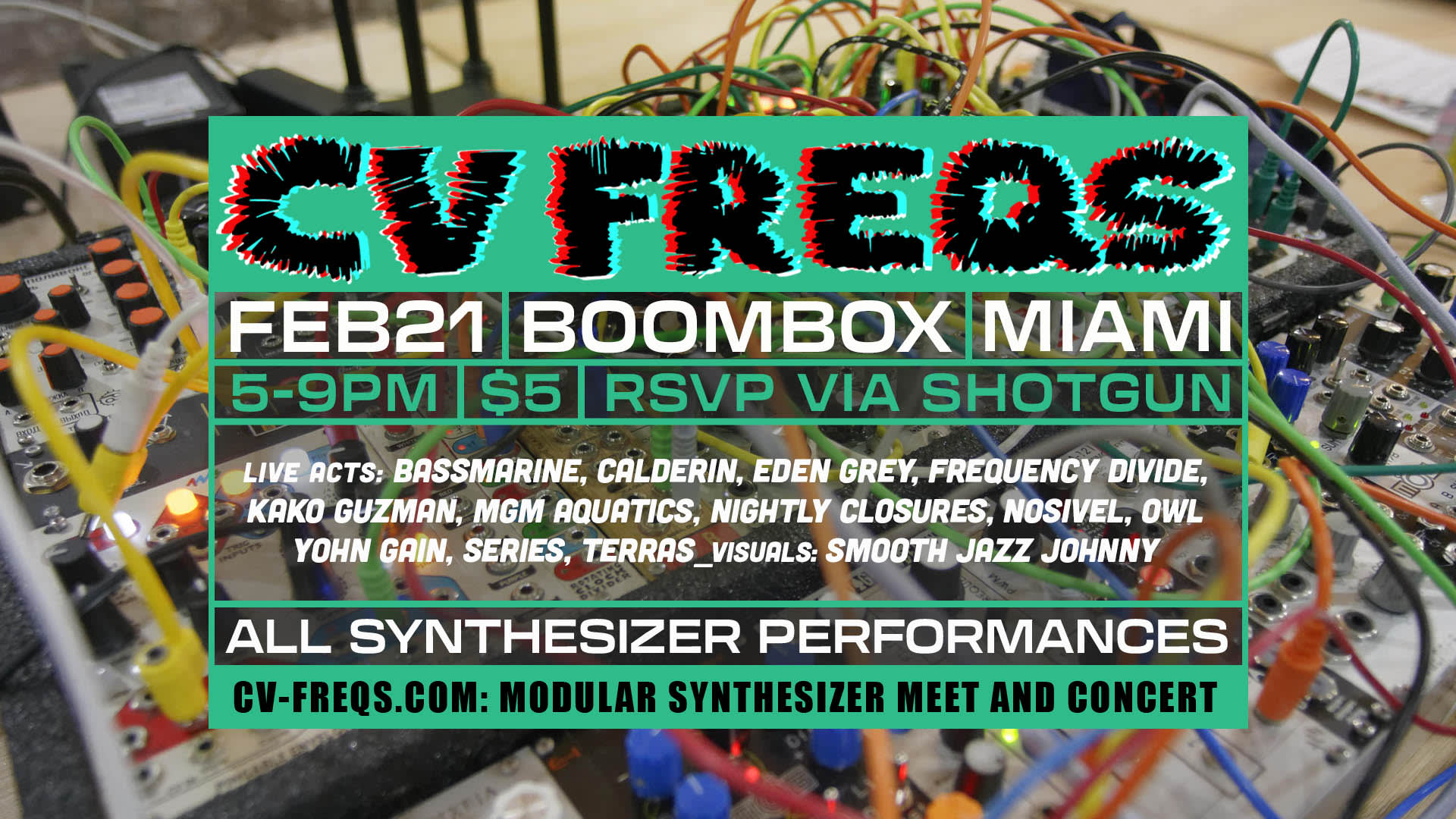 CV Freqs Synthesizer Meet And Concert