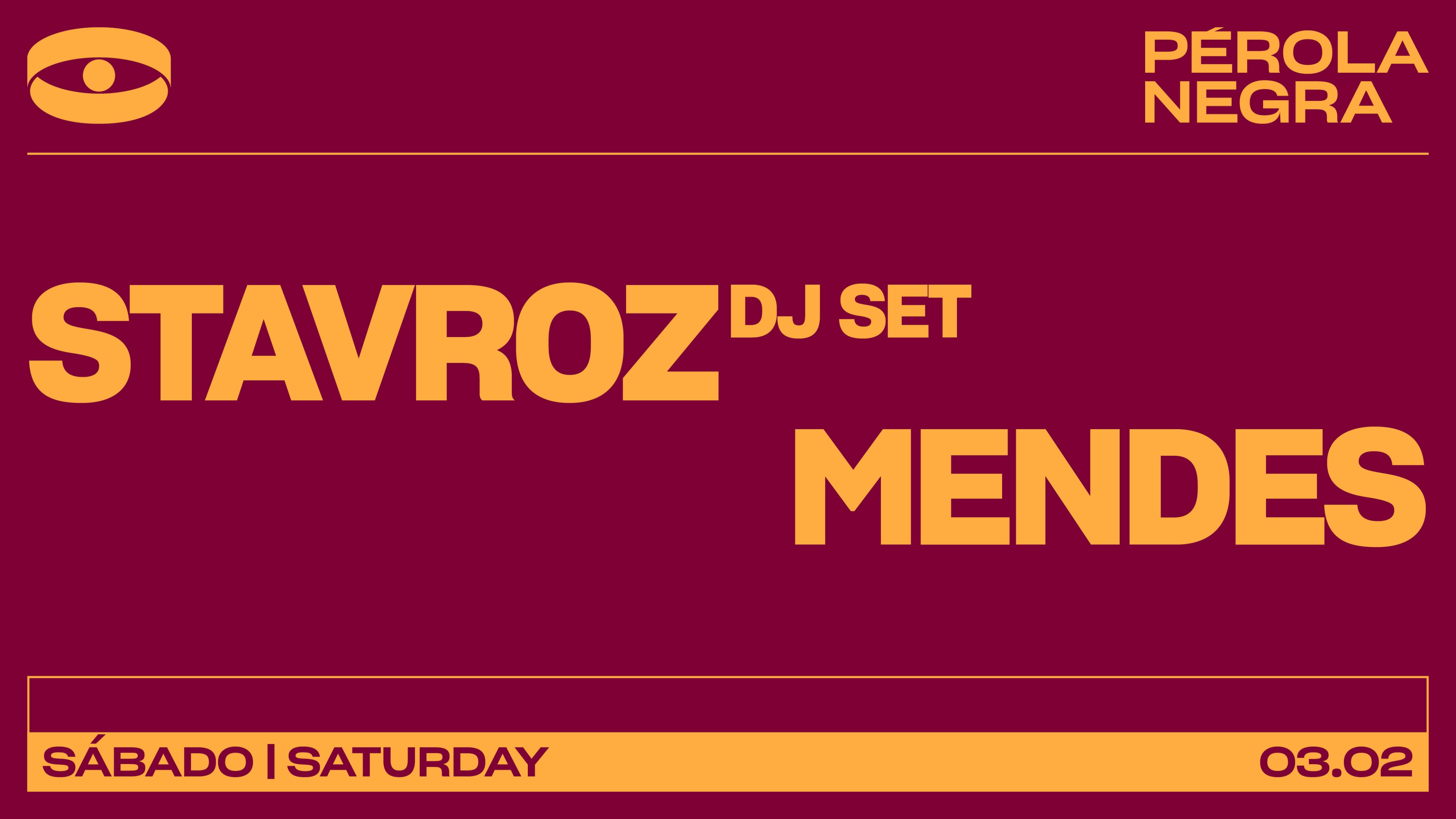 Stavroz (Dj Set) - Pérola Negra Club