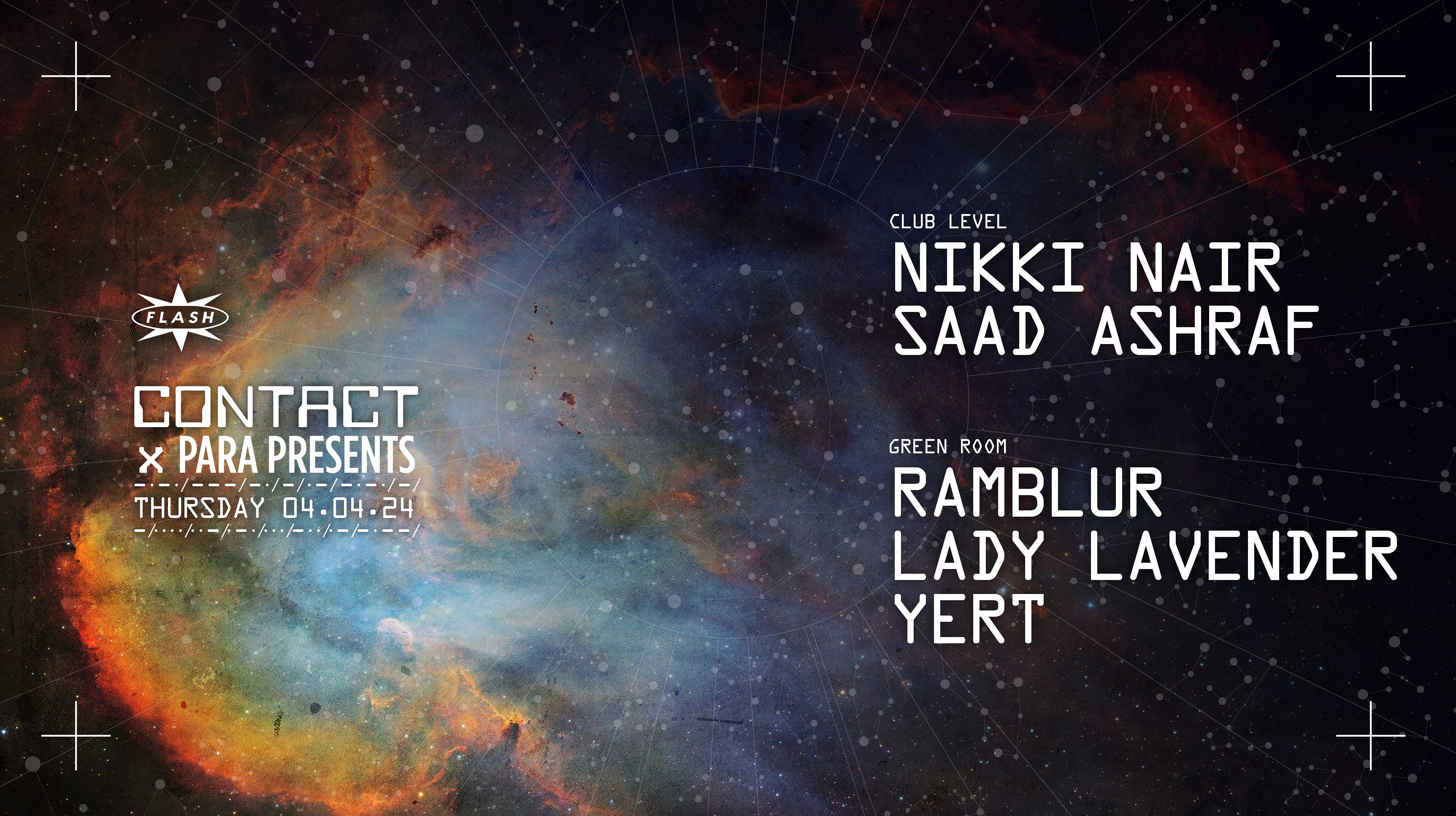 Contact X Para Presents: Nikki Nair - Saad Ashraf