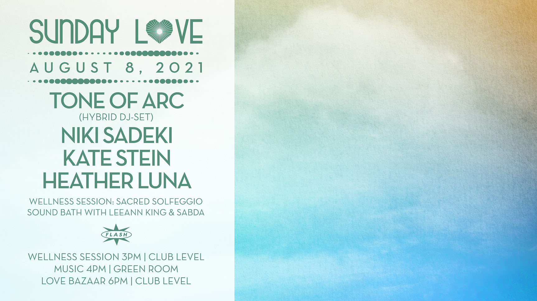 Sunday Love: Tone Of Arc - Niki Sadeki - Kate Stein - Heather Luna