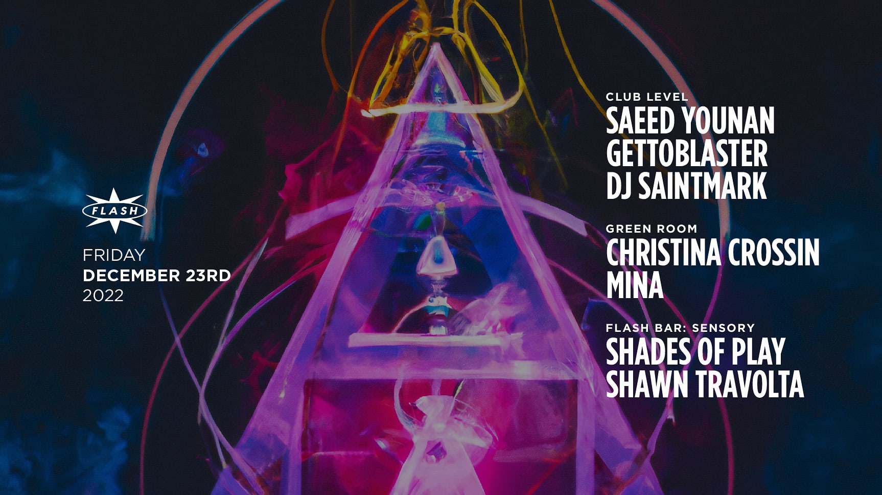 Flash Presents Saeed Younan - Gettoblaster - Dj Saintmark