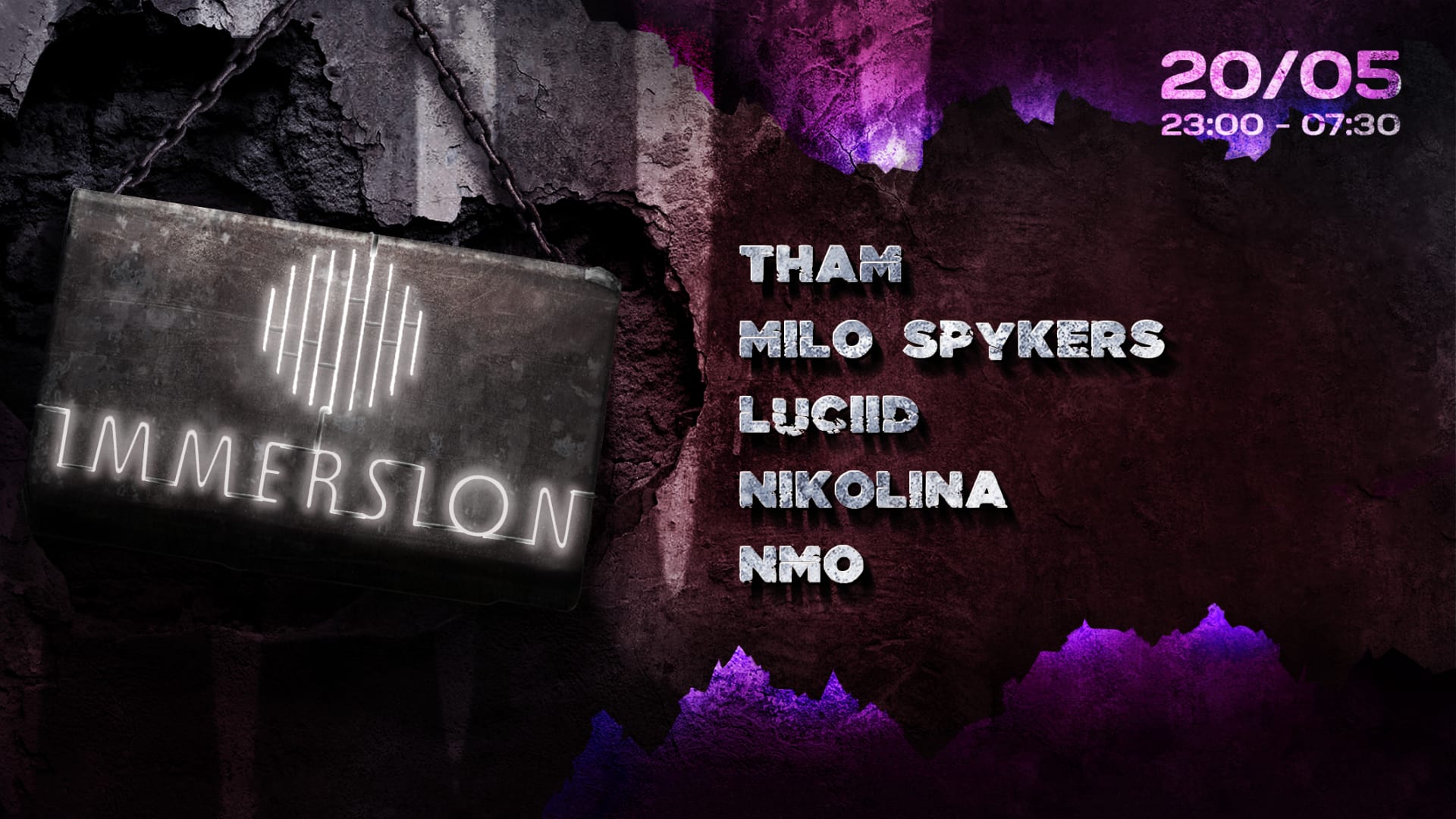 Immersion XIV : Tham | Milo Spykers | Luciid | Nmo