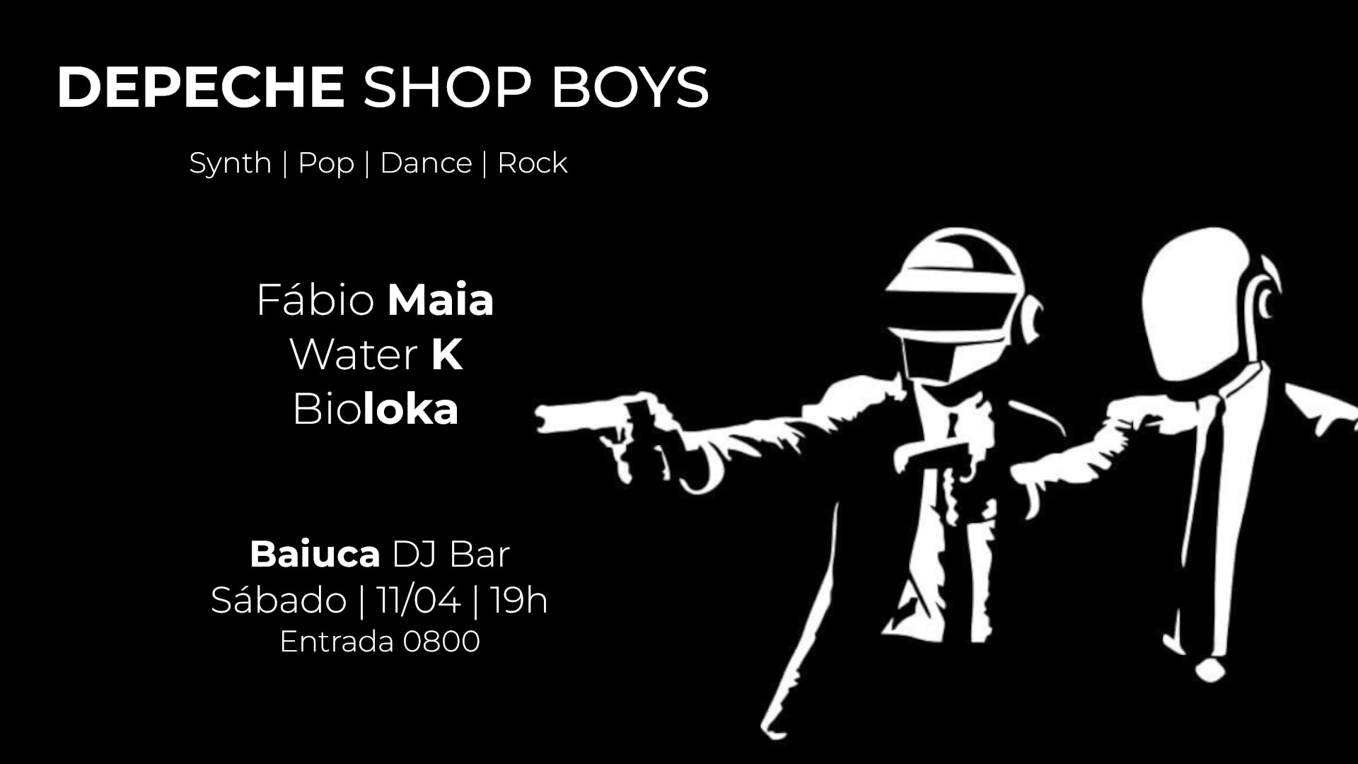 Depeche Shop Boys Ano 2 - Entrada 0800