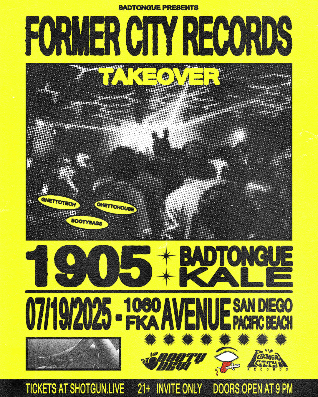 Badtongue Presents: Former City Records @Sd