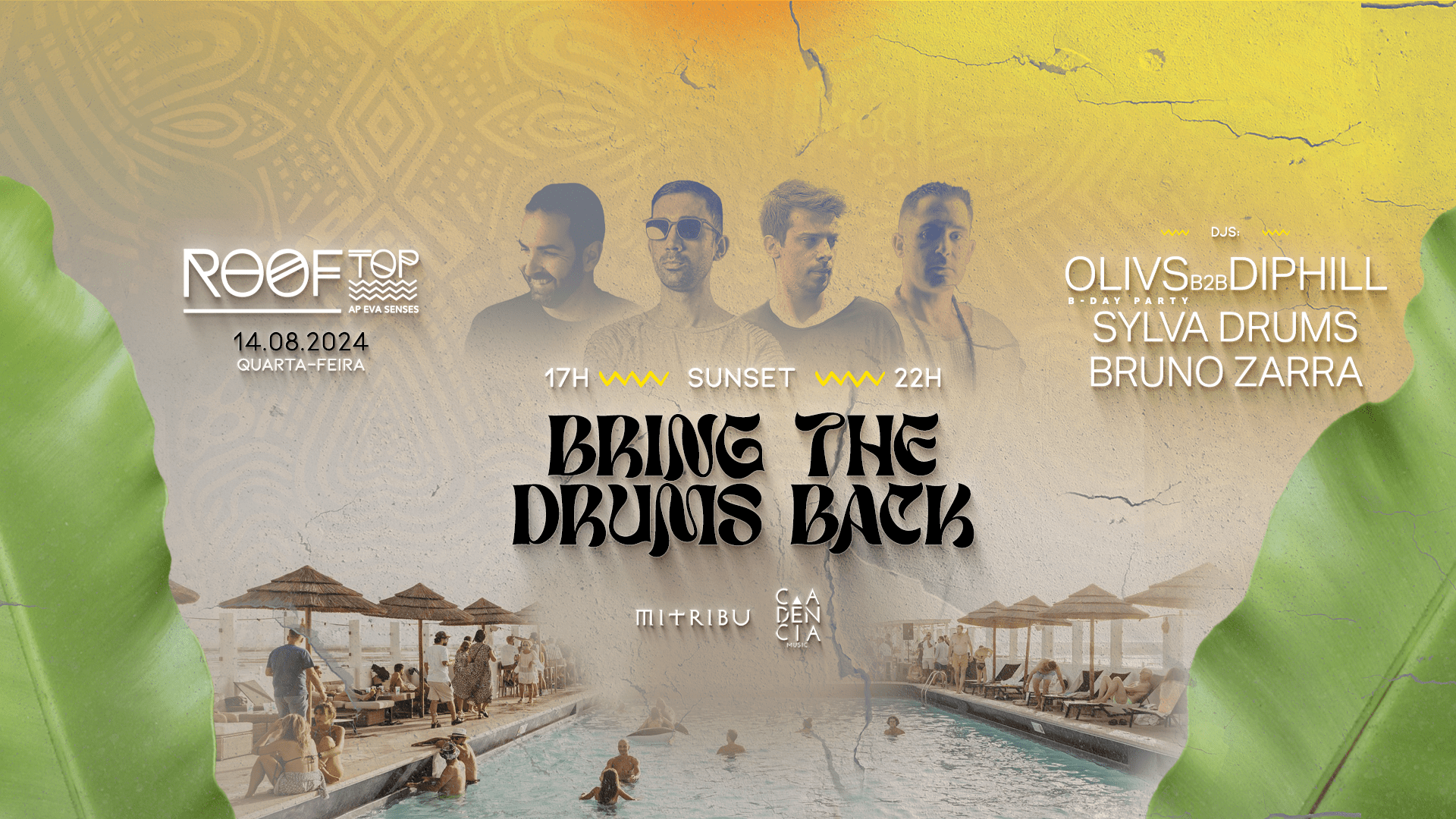 Bring The Drums Back @ Rooftop Eva