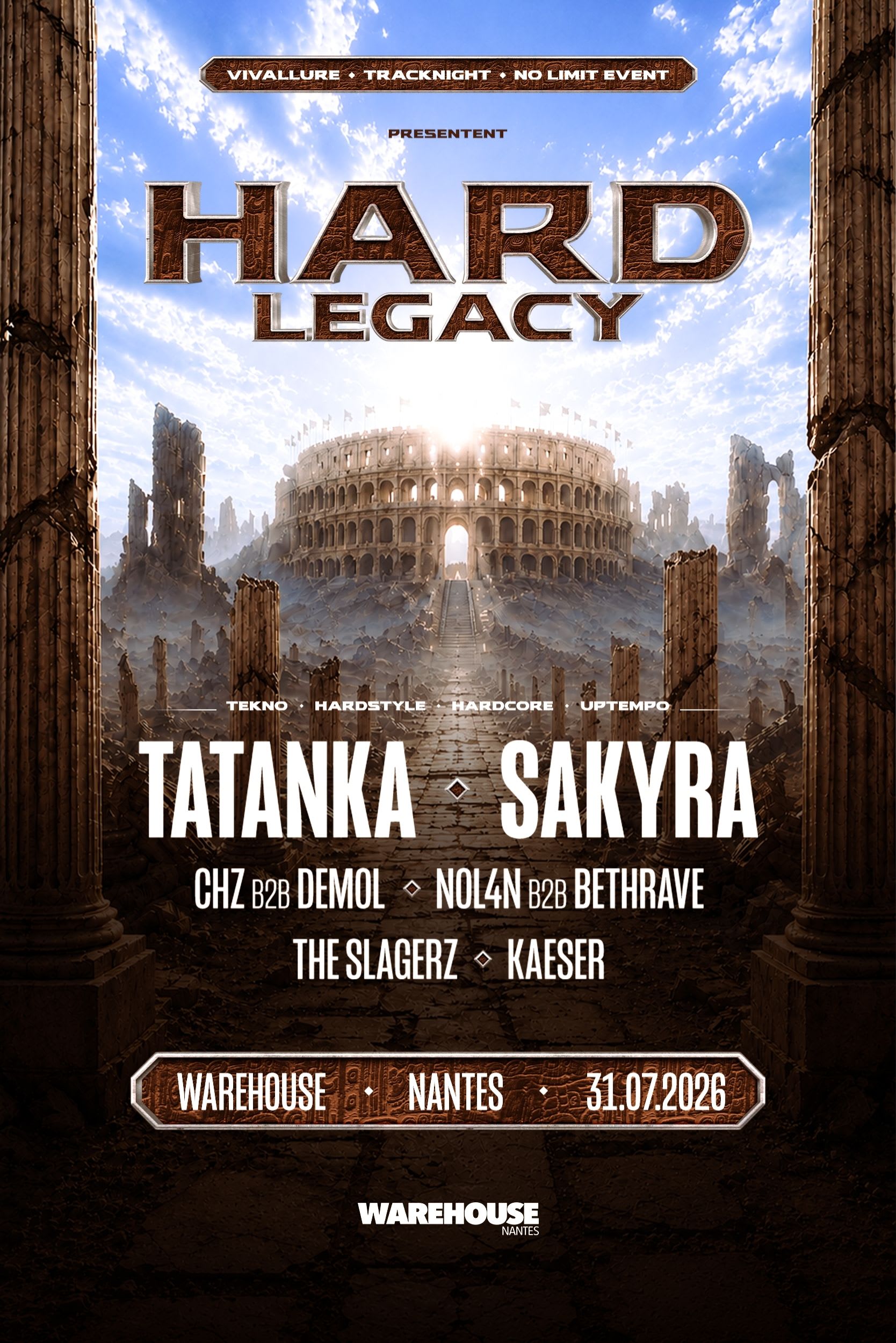 Hard Legacy W/ Tatanka, Sakyra & More