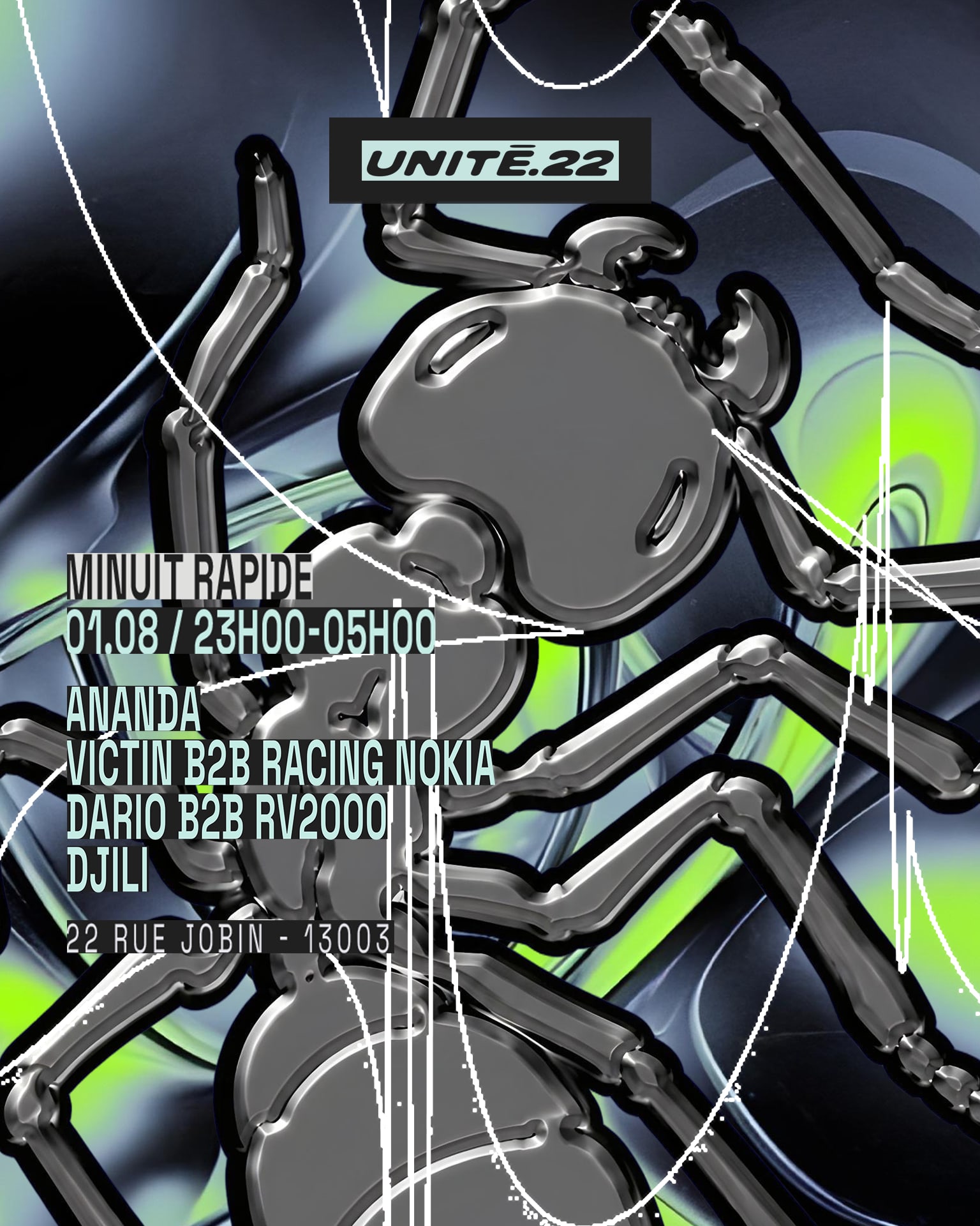 U.22 X Minuit Rapide : Ananda, Victin & Minuit Rapide Djs