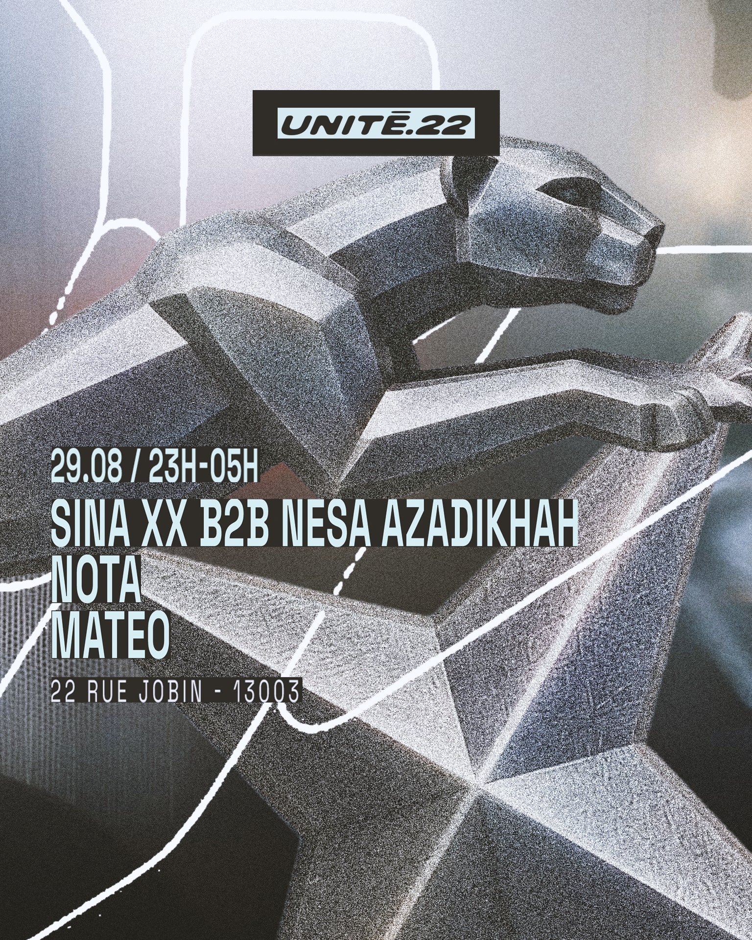 Unité.22 : Sina XX B2b Nesa Azadikhah, Mateo, Nota