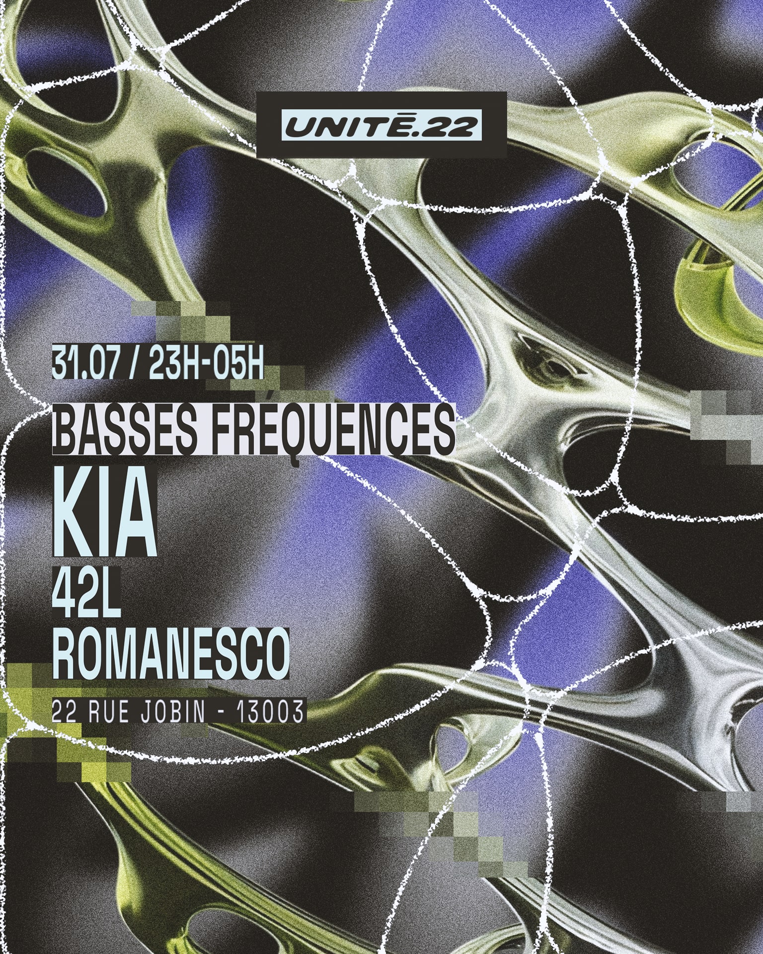 U.22 X Basses Fréquences : Kia, Romanesco, 42l