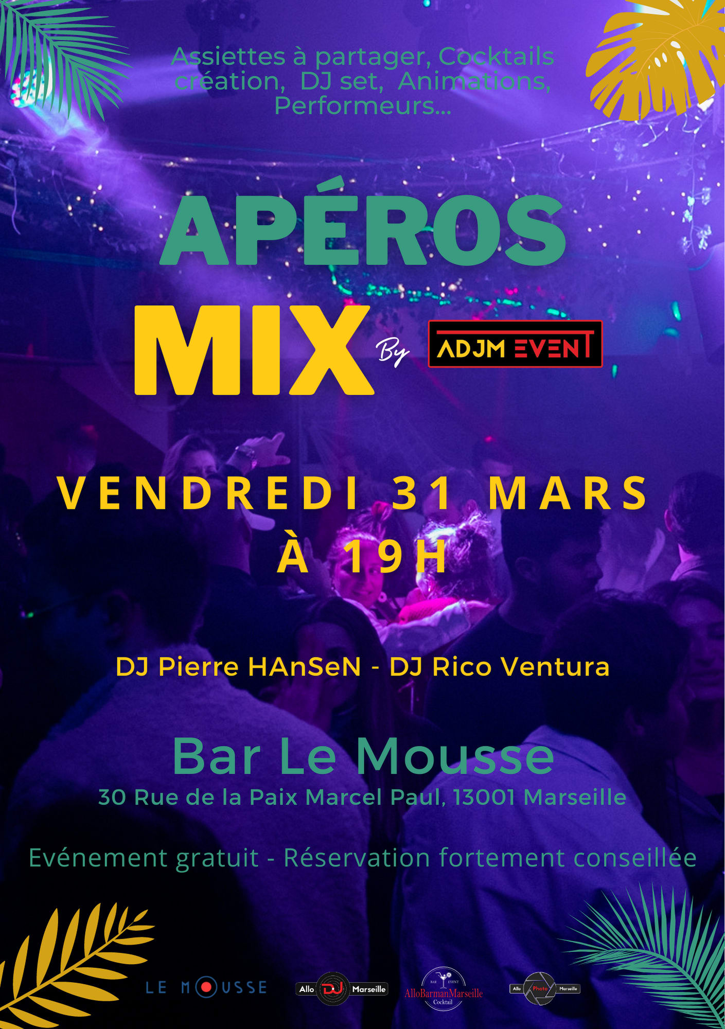 Apéros MIX #2 - Vendredi 31 Mars