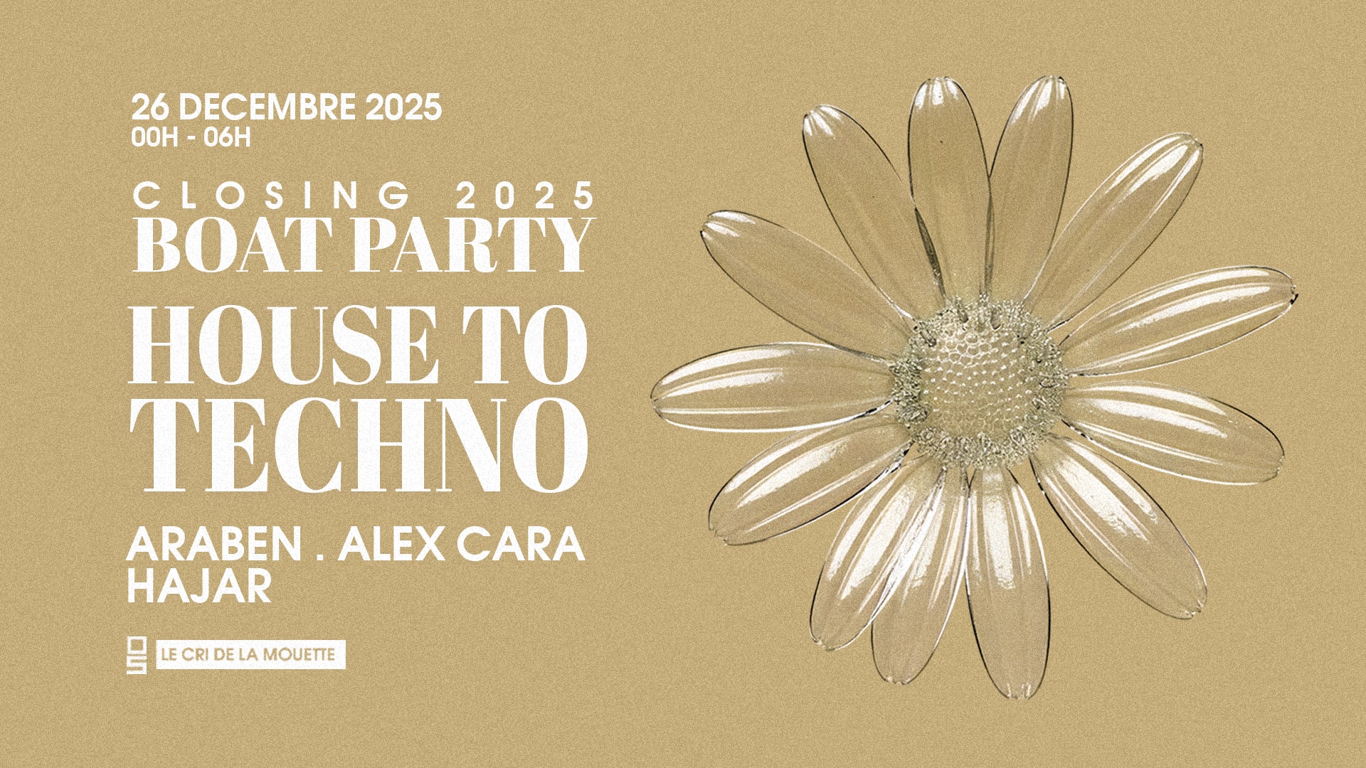Boat Party - House To Techno - Closing 2025
