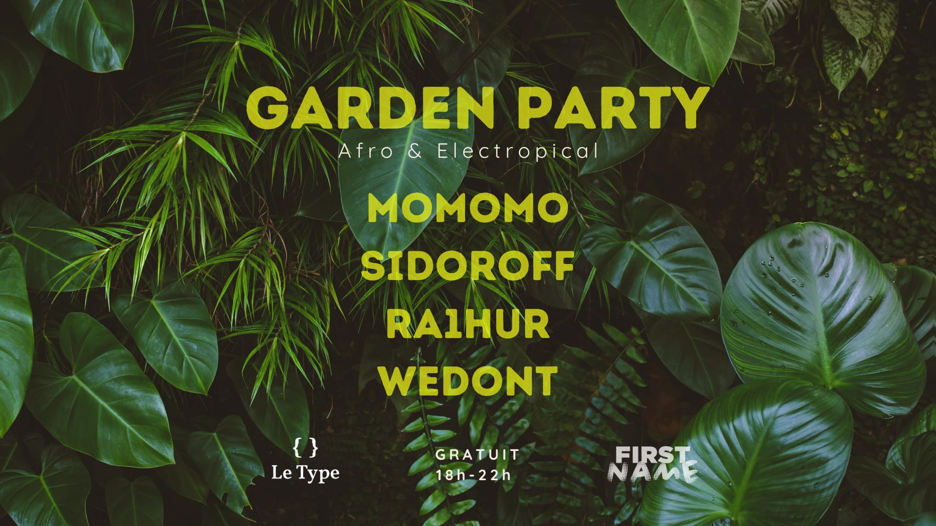 Garden Party Spécial Afro House