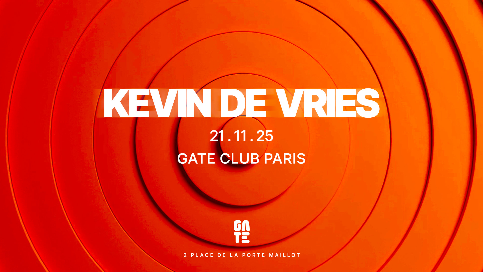 Kevin De Vries At Gate Club Paris