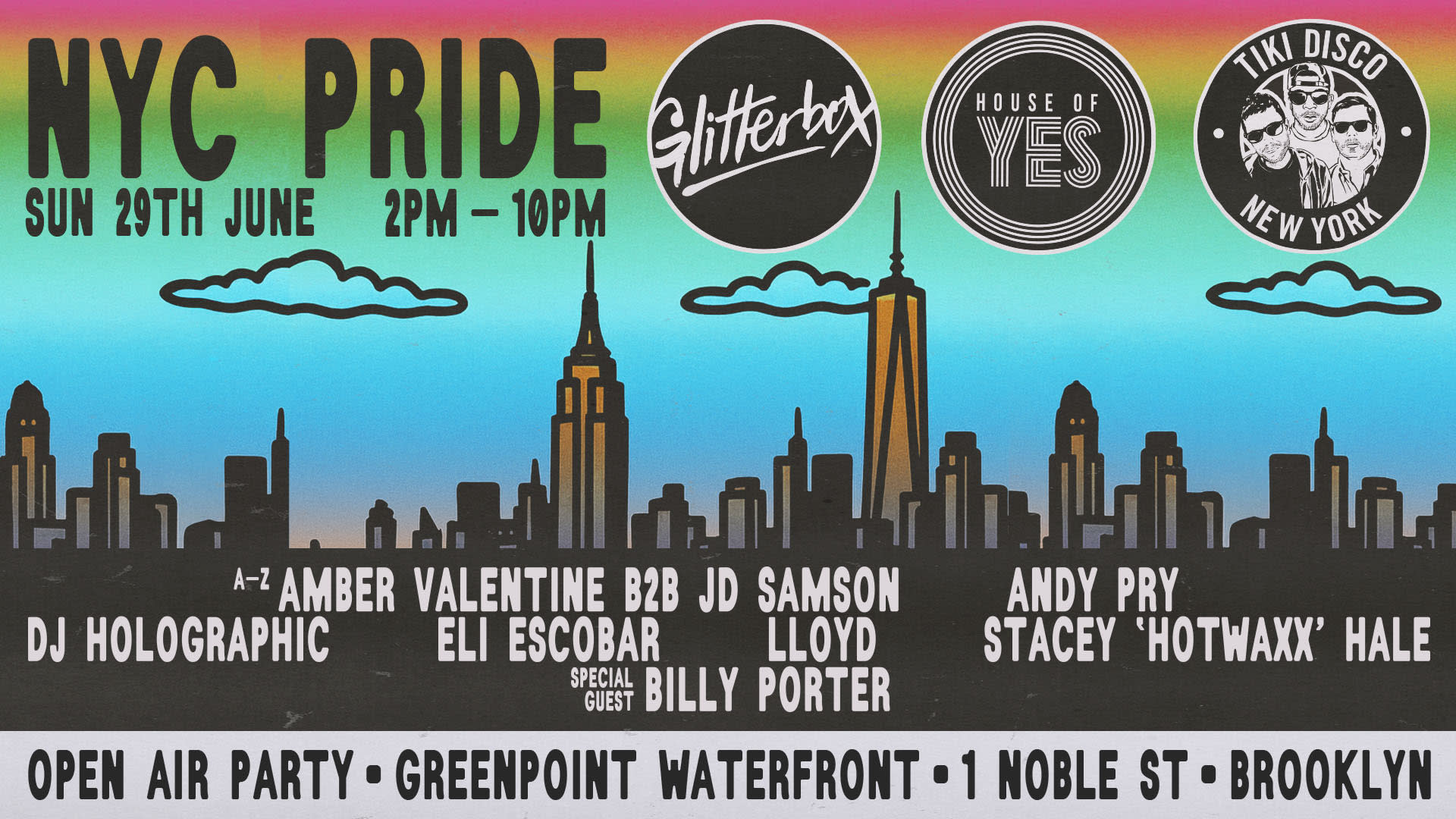 Pride 2025: Glitterbox X Tiki Disco X House Of Yes