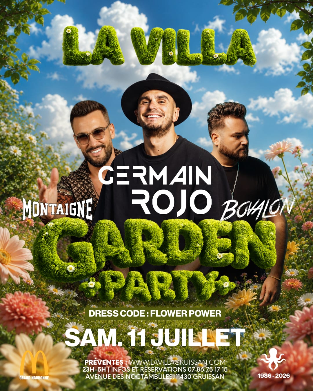 Garden Party W/ Germain Rojo, Montaigne & Bovalon