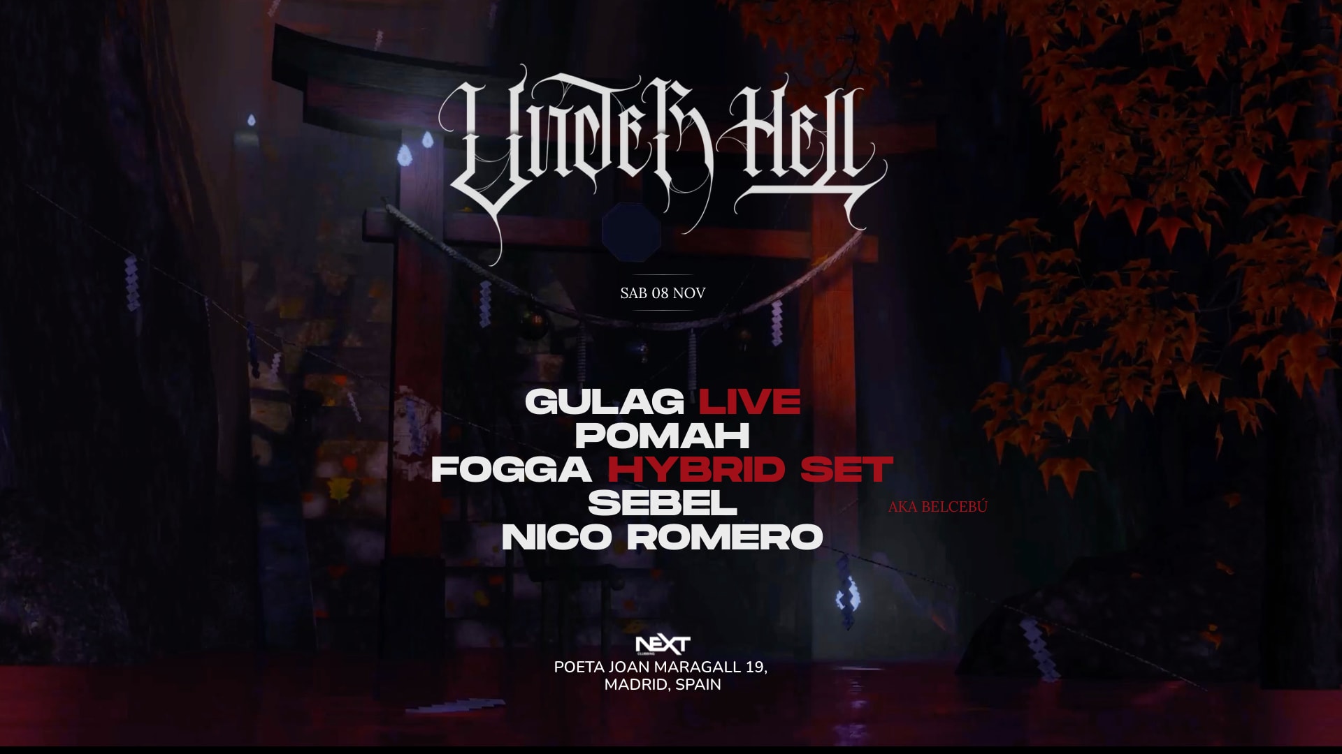 Underhell + Gulag Live + Pomah + Fogga