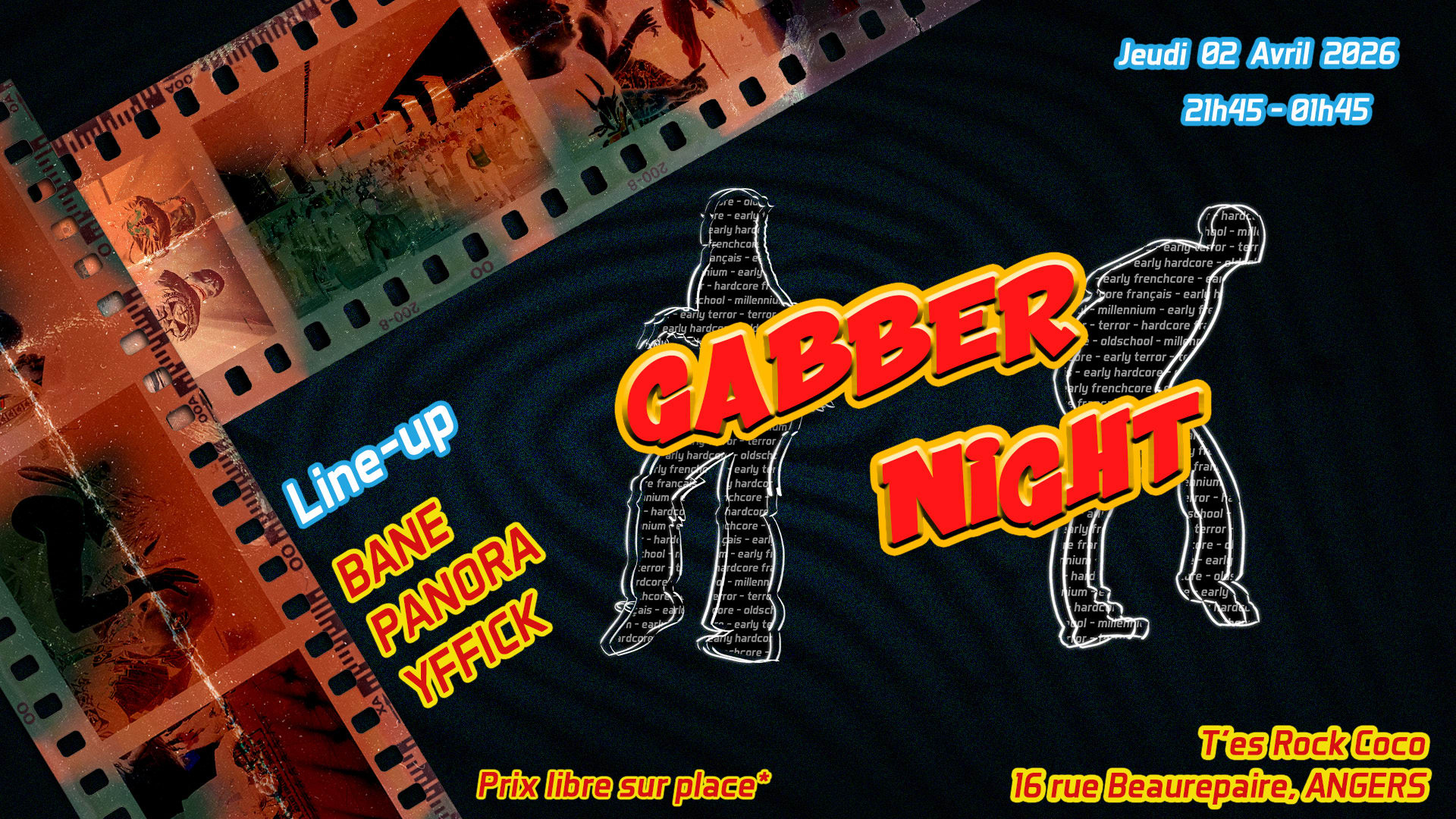 Gabber Night Jeudi 2 Avril 2026