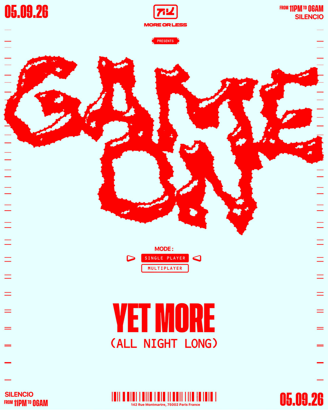 More Or Less: Yet More (All Night Long)