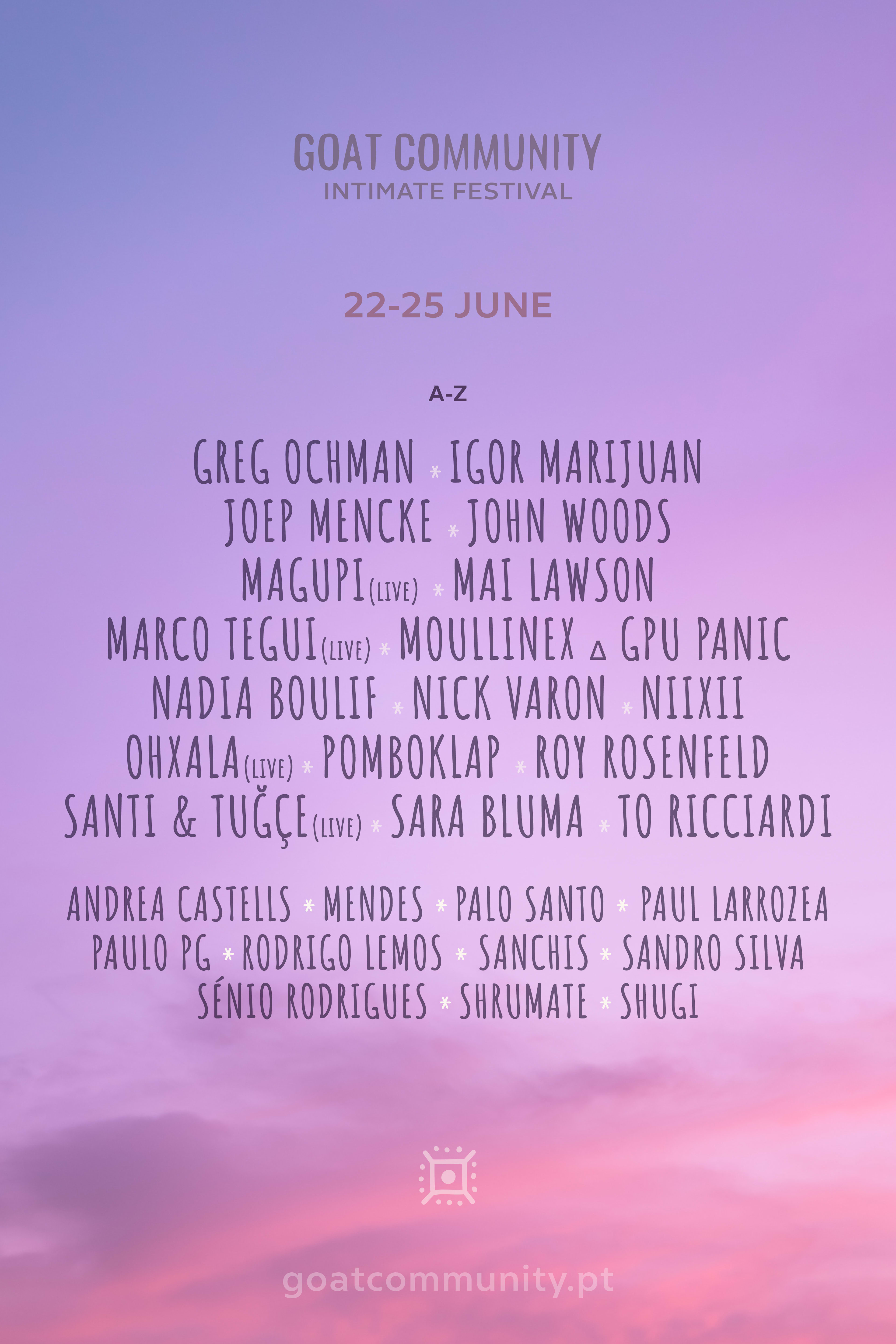 Goat Community Intimate Festival